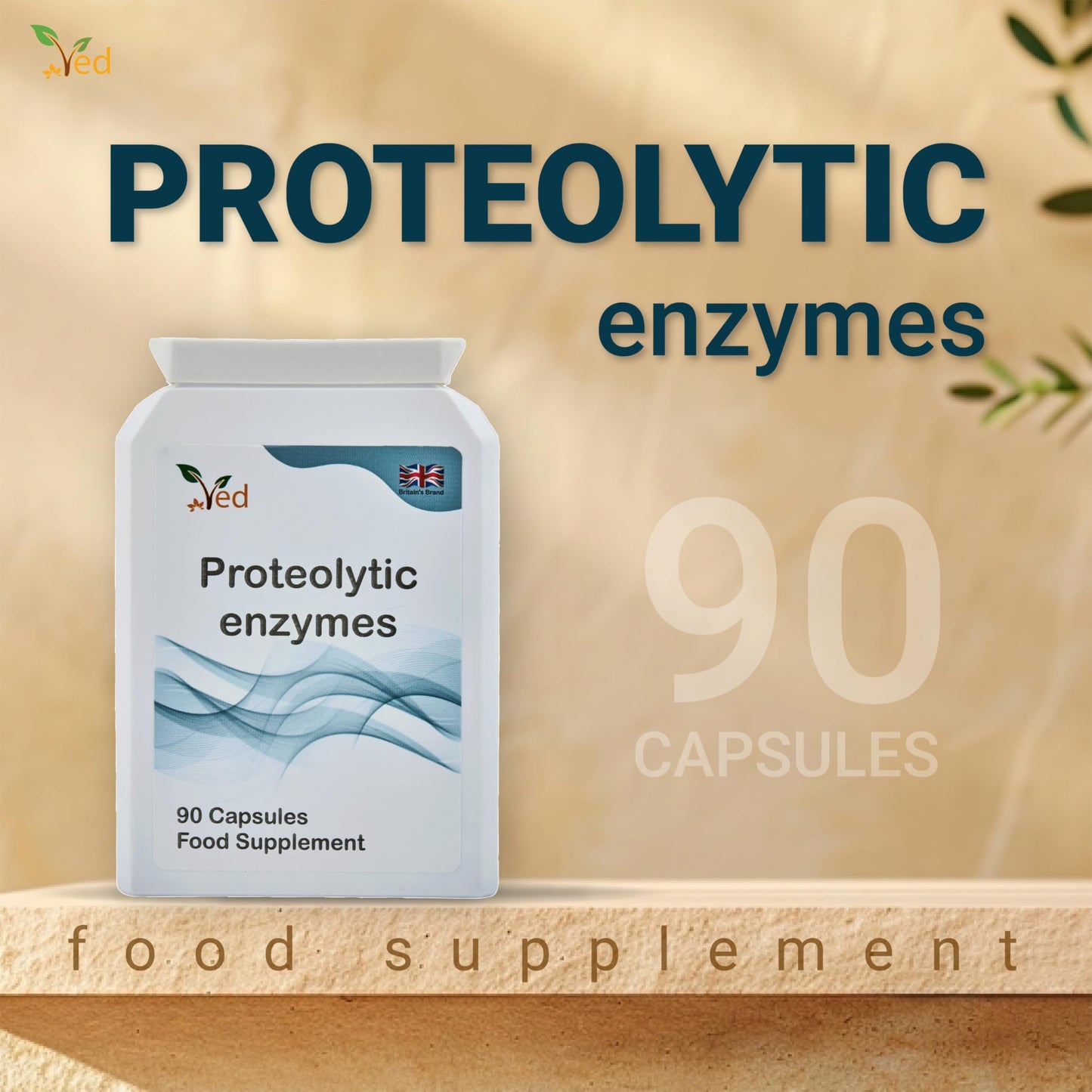 Ved Systemic Proteolytic Enzymes Complex Capsule 90 Count