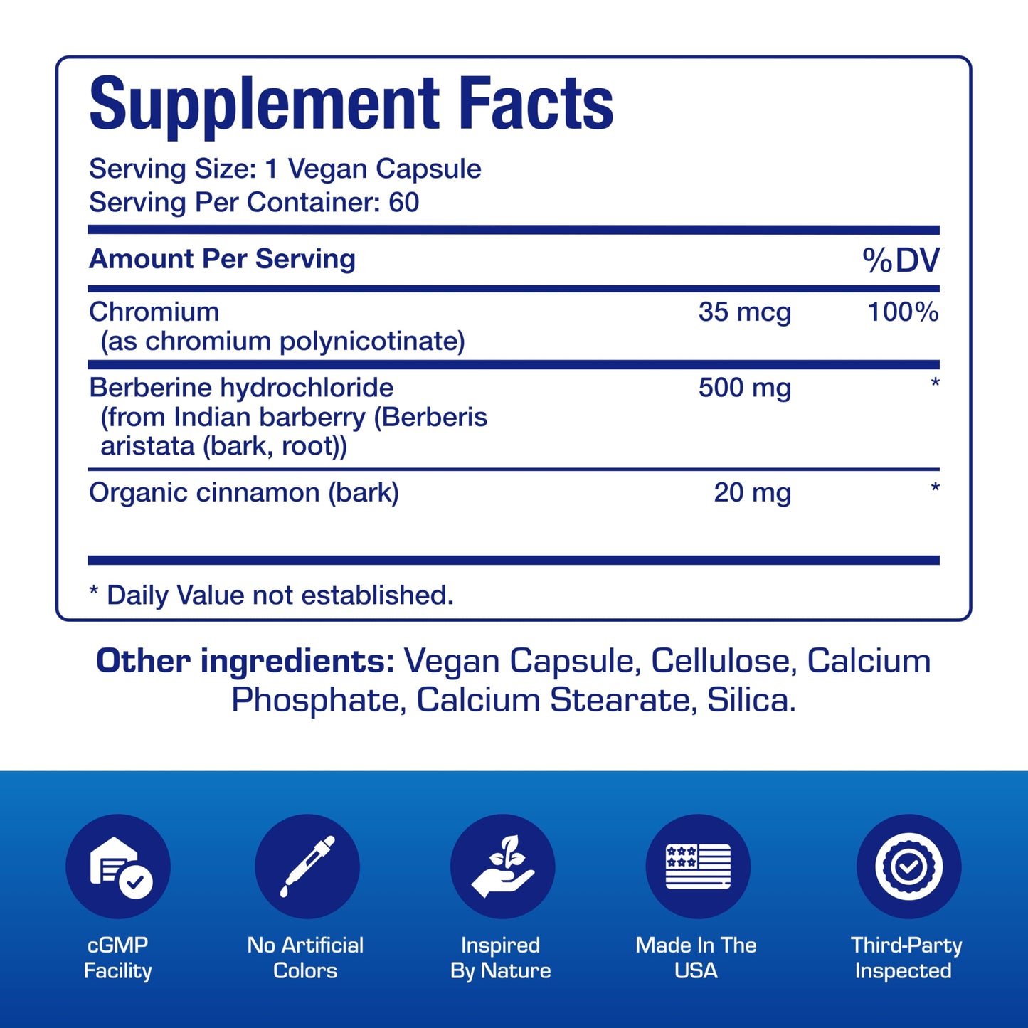 Anabolic Laboratories Berberine Supplement Tablets 60 Count