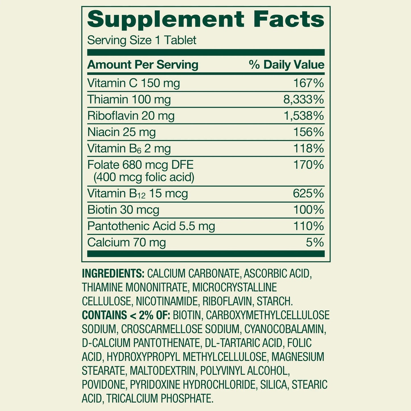 Ravazzi Vitamin B-Complex Capsules, 250 Count