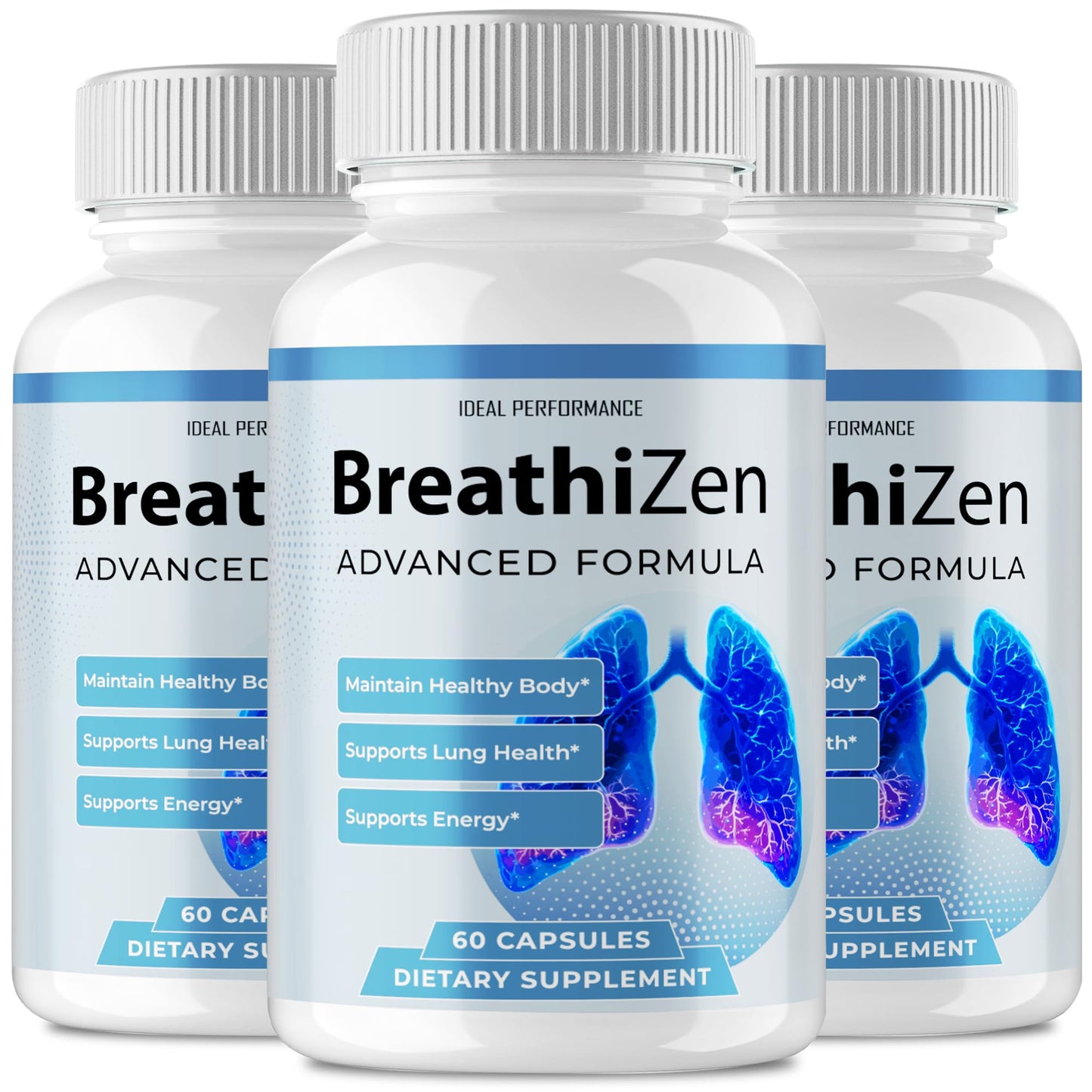 IDEAL PERFORMANCE BreathiZen Capsules, 180 Capsules
