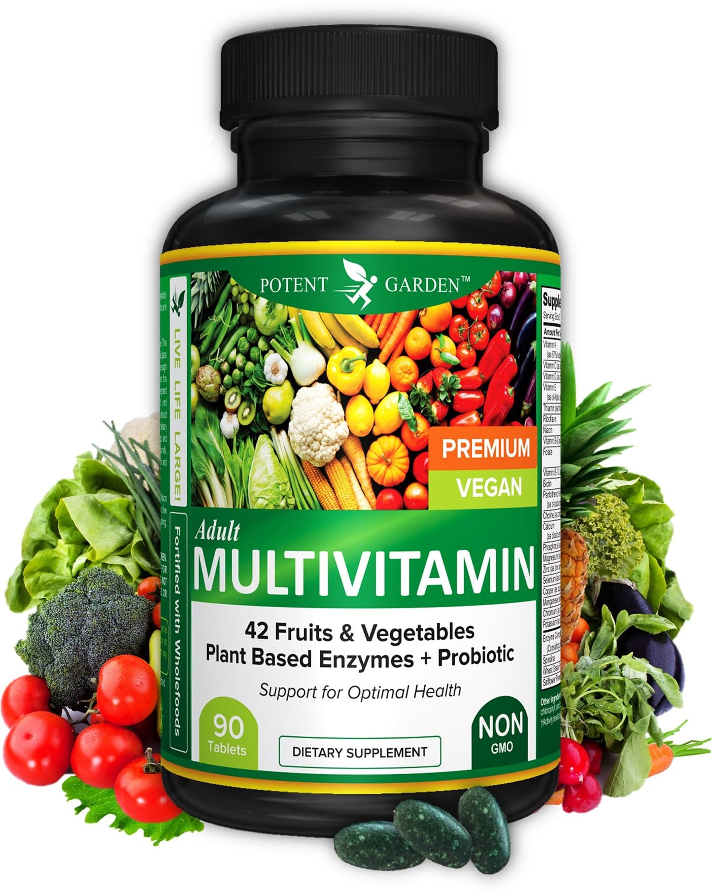 Potent Garden Multivitamin for Men & Women 90 Tablets