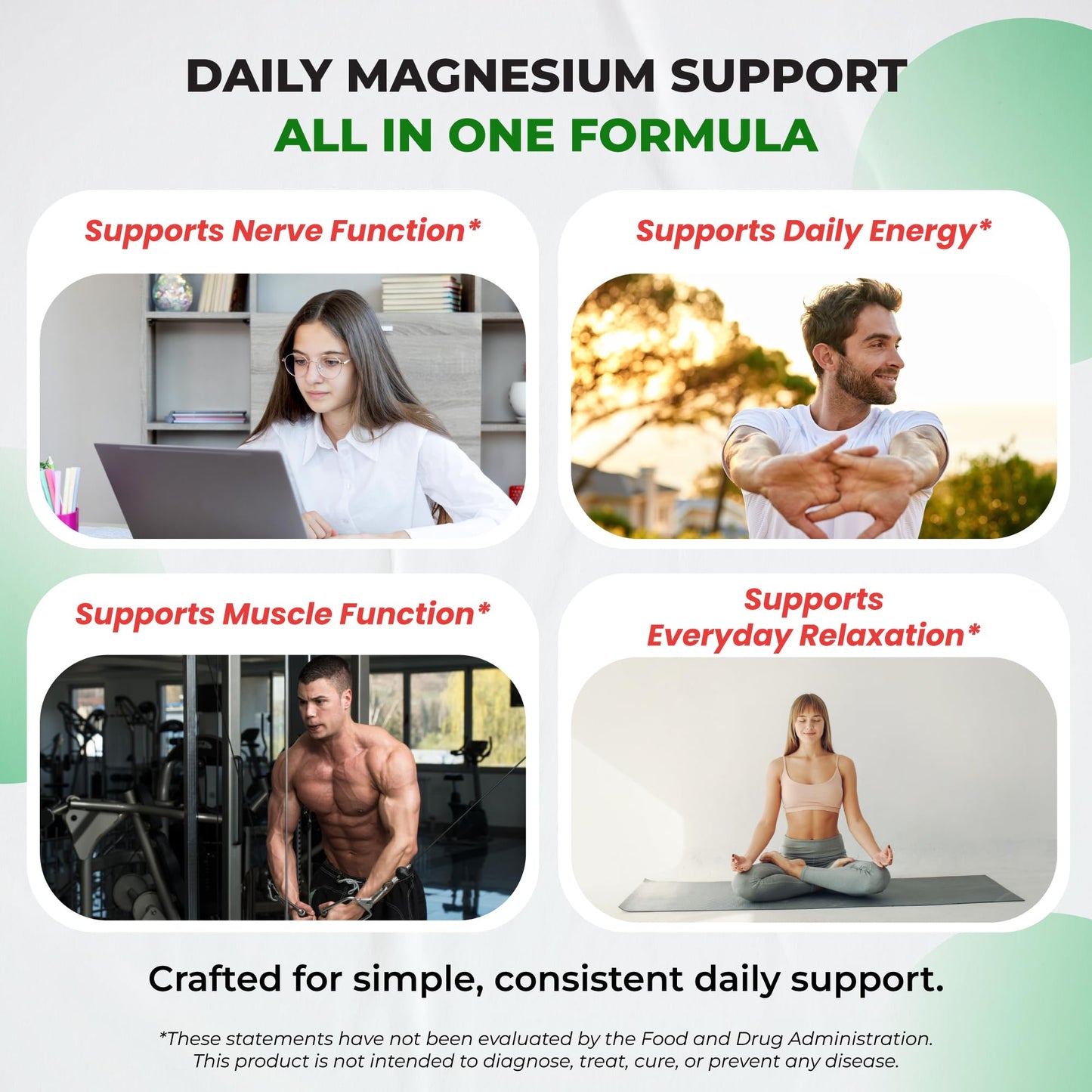 ULTRA HERBS Triple Magnesium Complex Capsules 150 Capsules