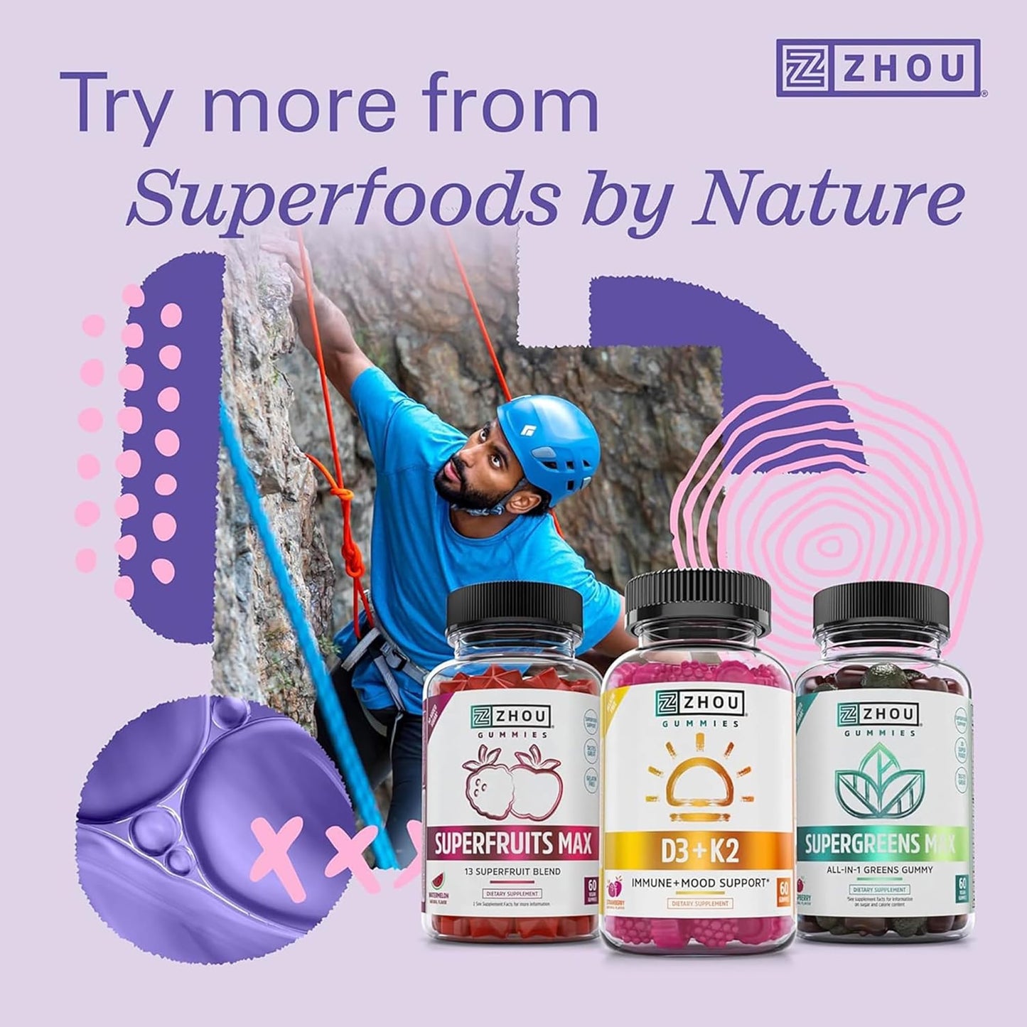 ZHOU Colostrum Gummies 60 Gummies