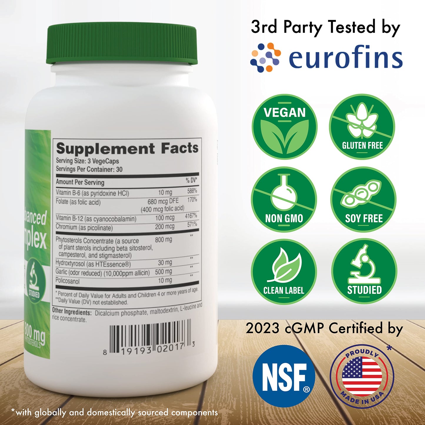 Health Thru Nutrition Advanced Cholesterol Complex 90 Capsules