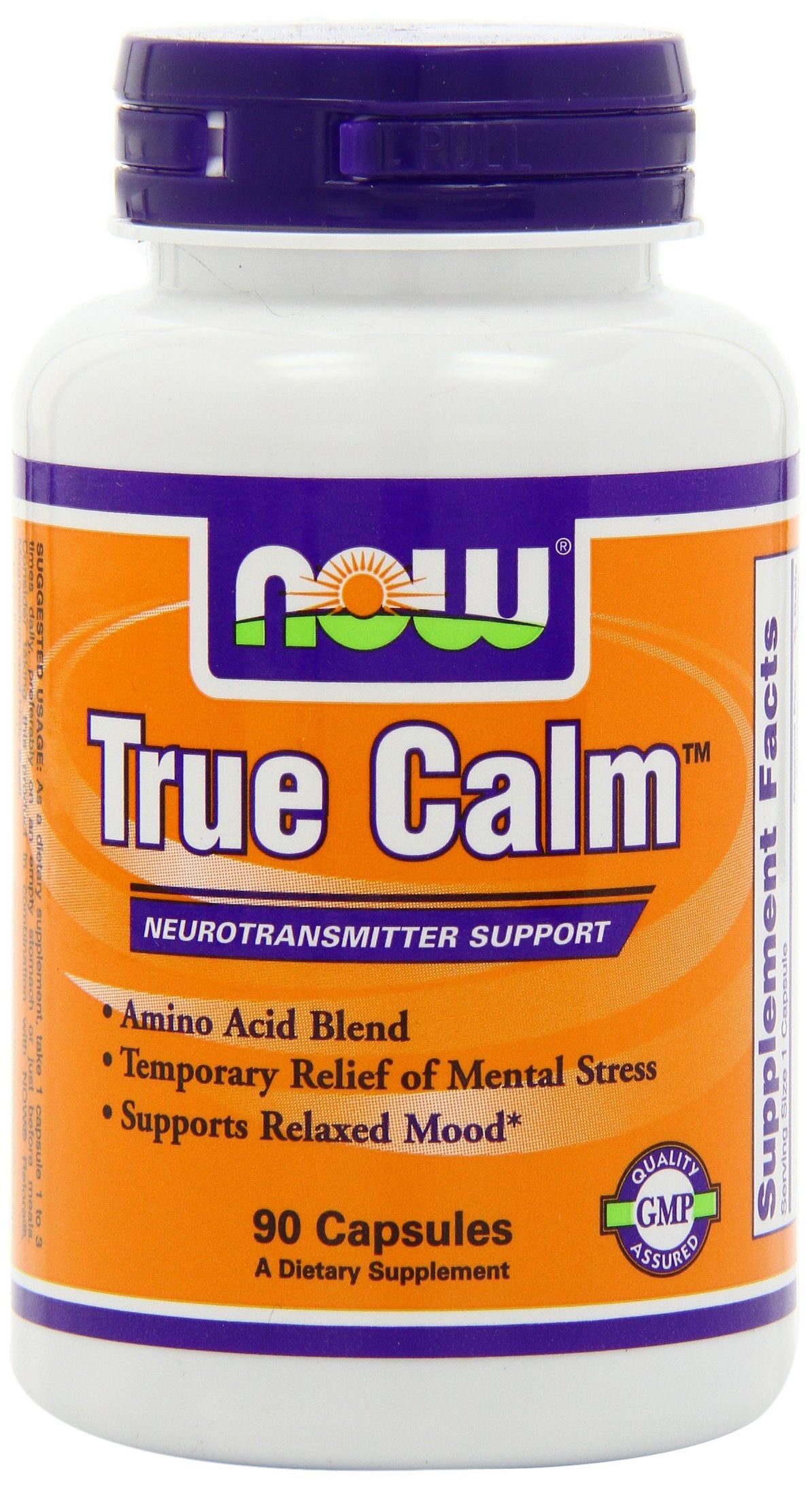 NOW Foods True Calm Veg Capsules, 90 Veg Capsules