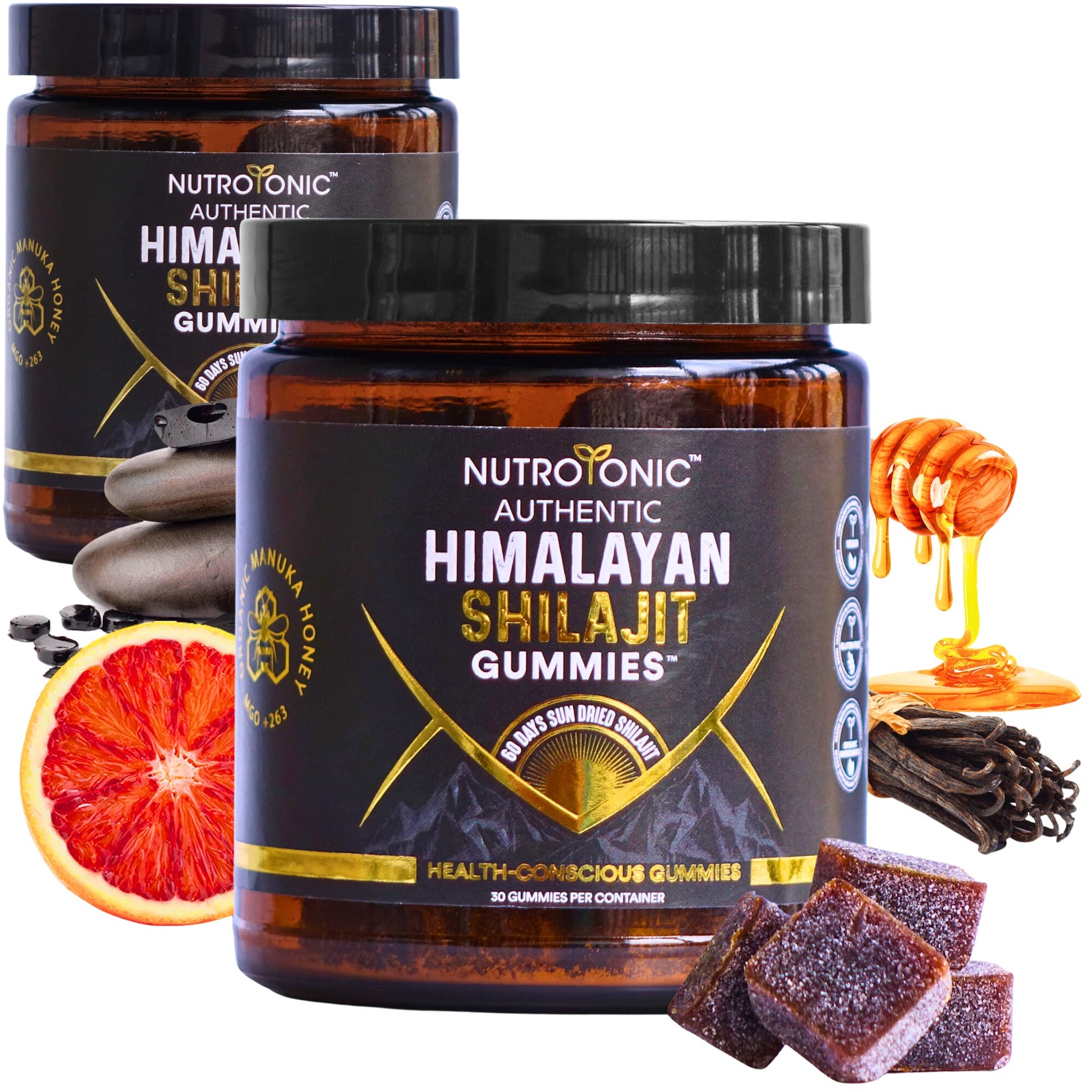 NutroTonic LLC Organic Shilajit 60 Gummies