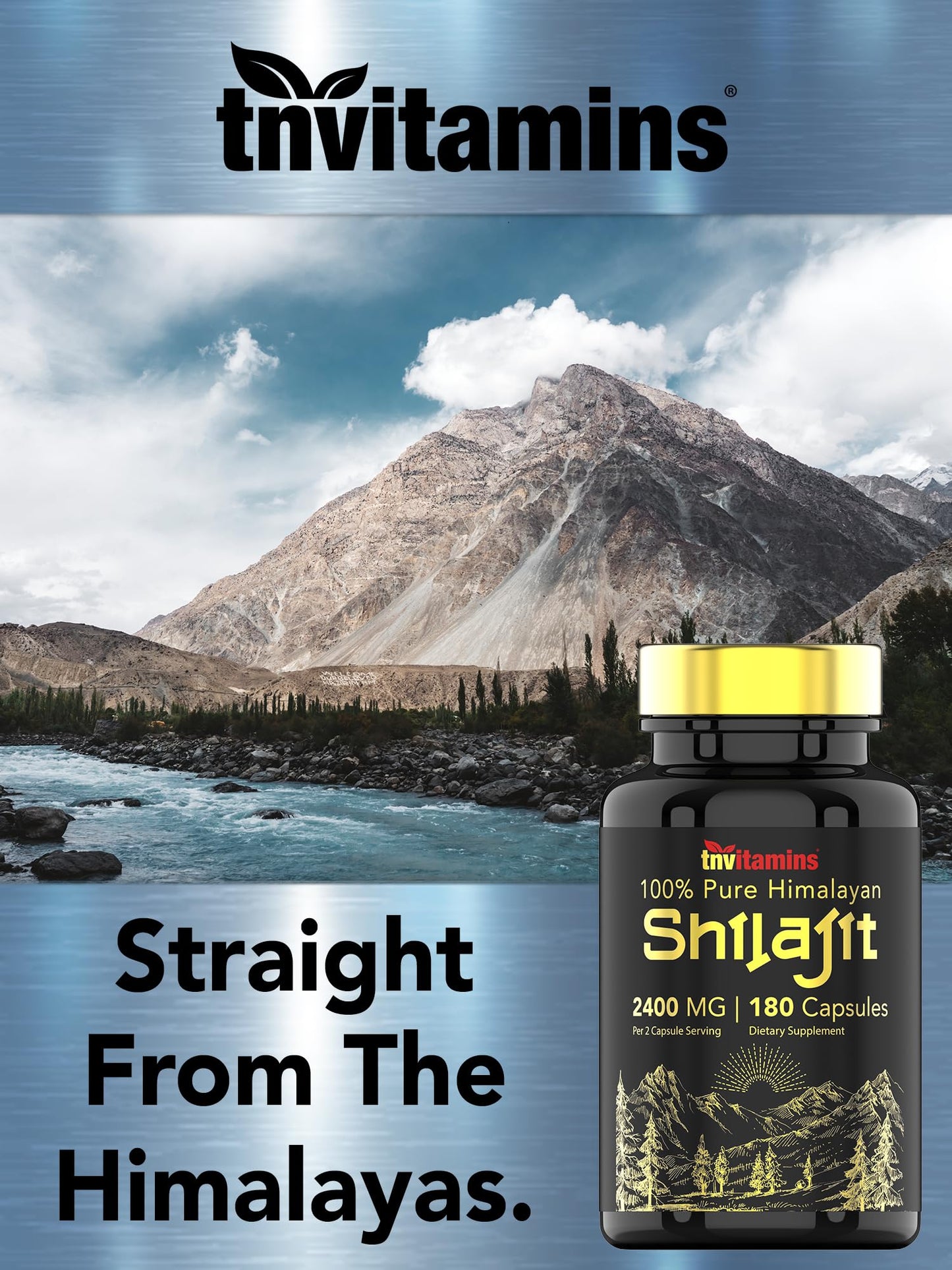 tnvitamins Shilajit Capsules 2400 MG Capsule 180 Count