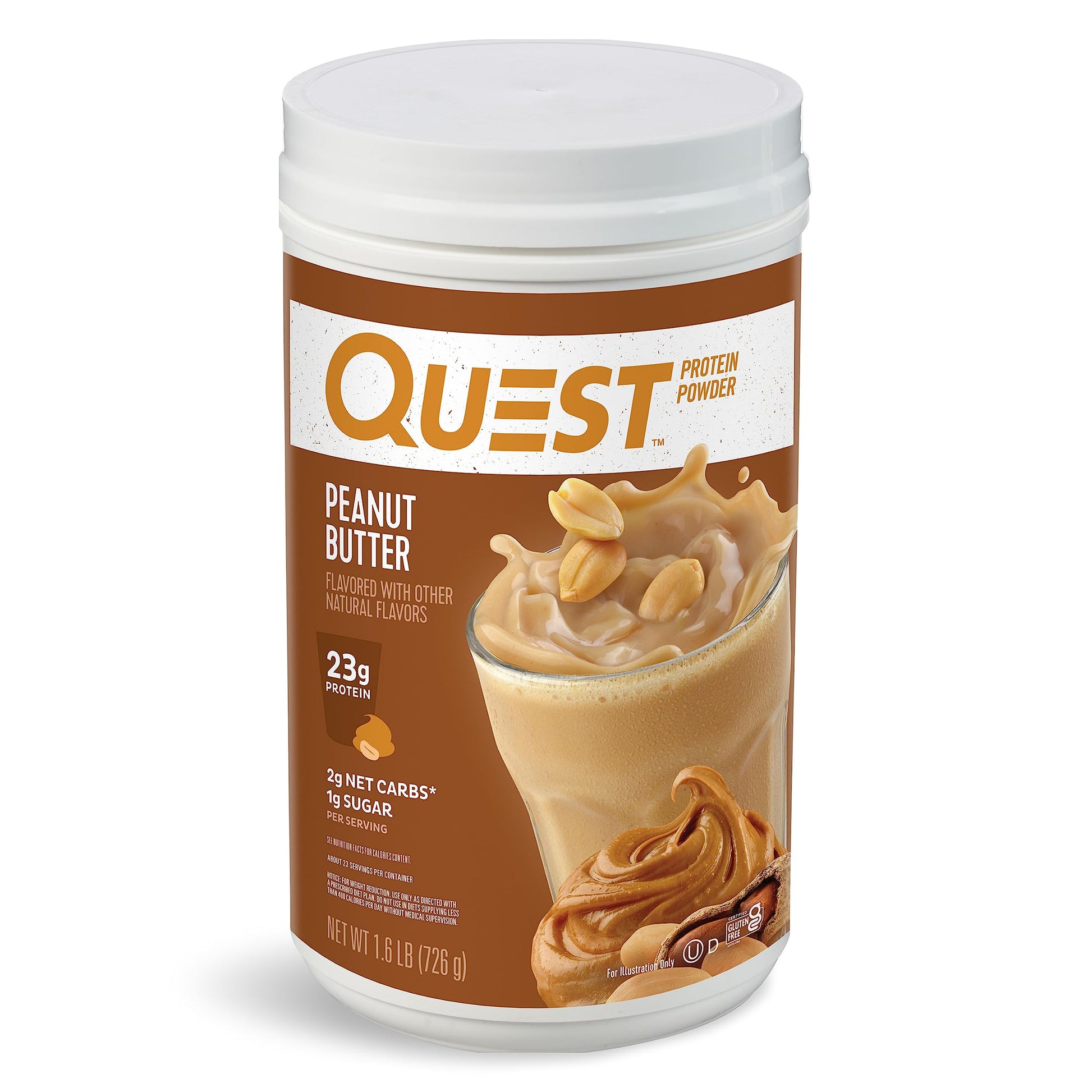 Quest Peanut Butter Protein Powder, 25.6 oz