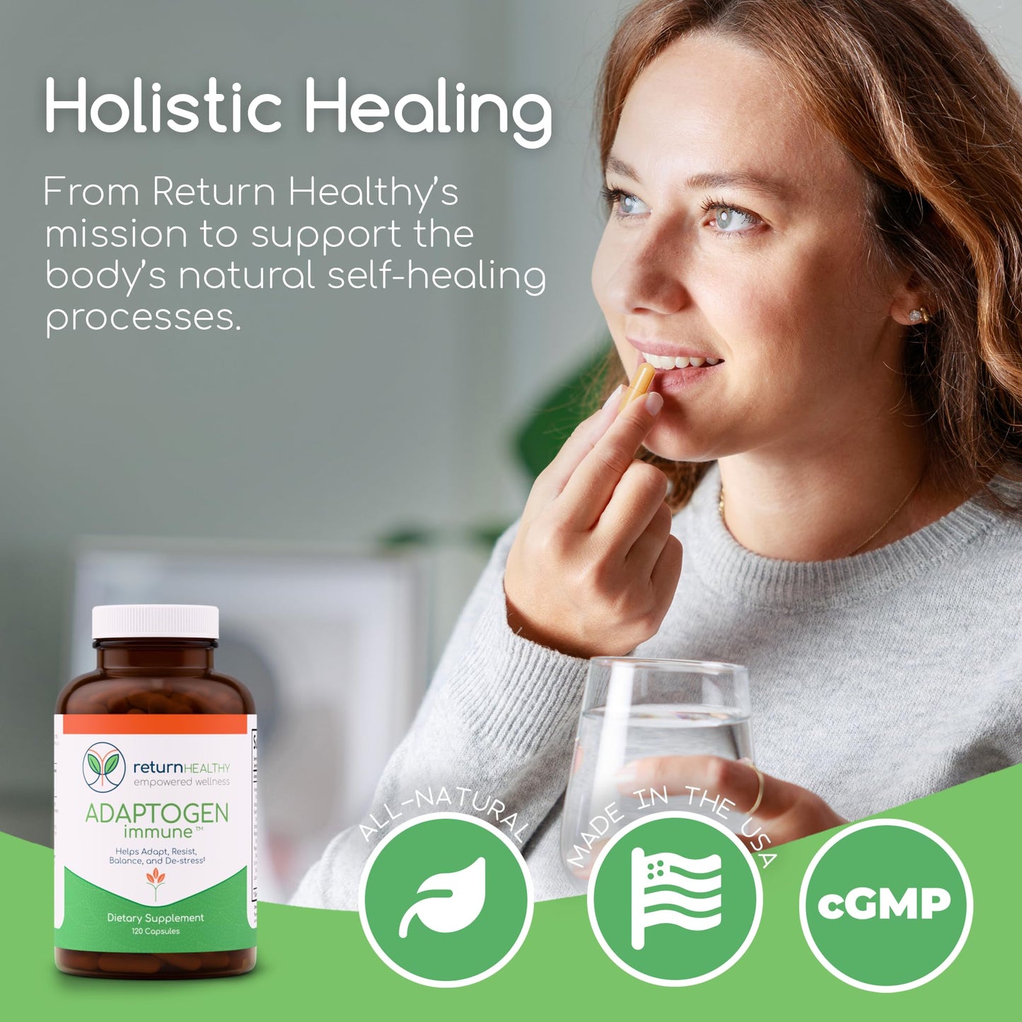 Return Healthy Adaptogen Immune Capsule, 120 Capsules