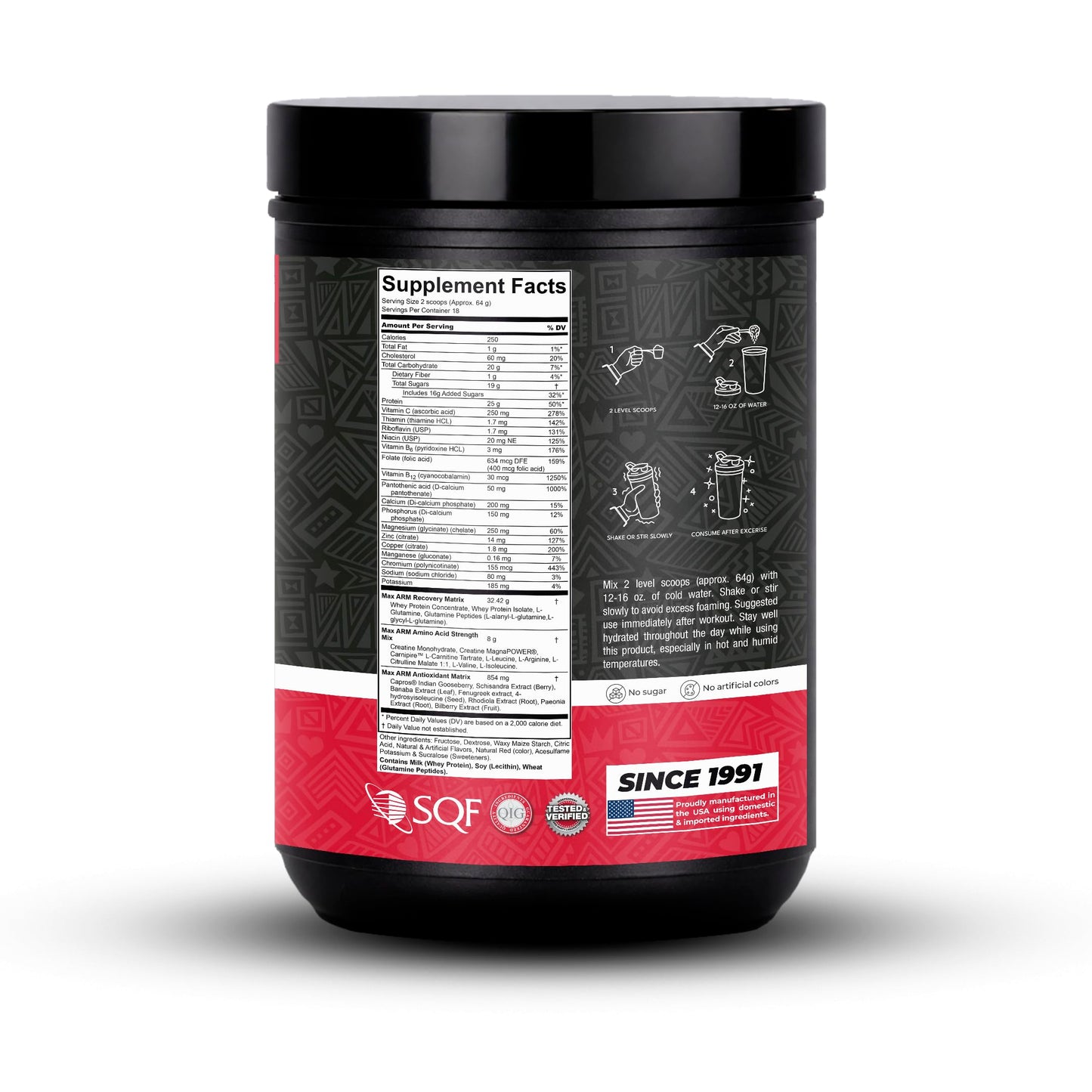 Max Muscle Arm Plus+ Anabolic Recovery Matrix Powder 2.54 Ounce