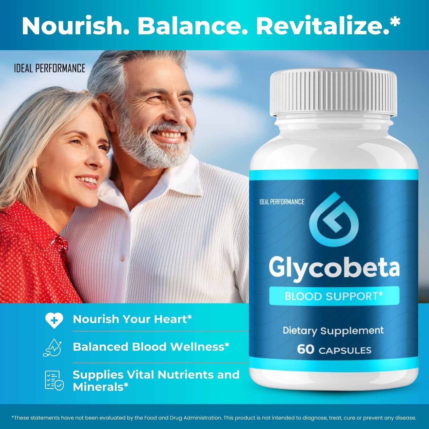 IDEAL PERFORMANCE GlycoBeta Capsule, 180 Count
