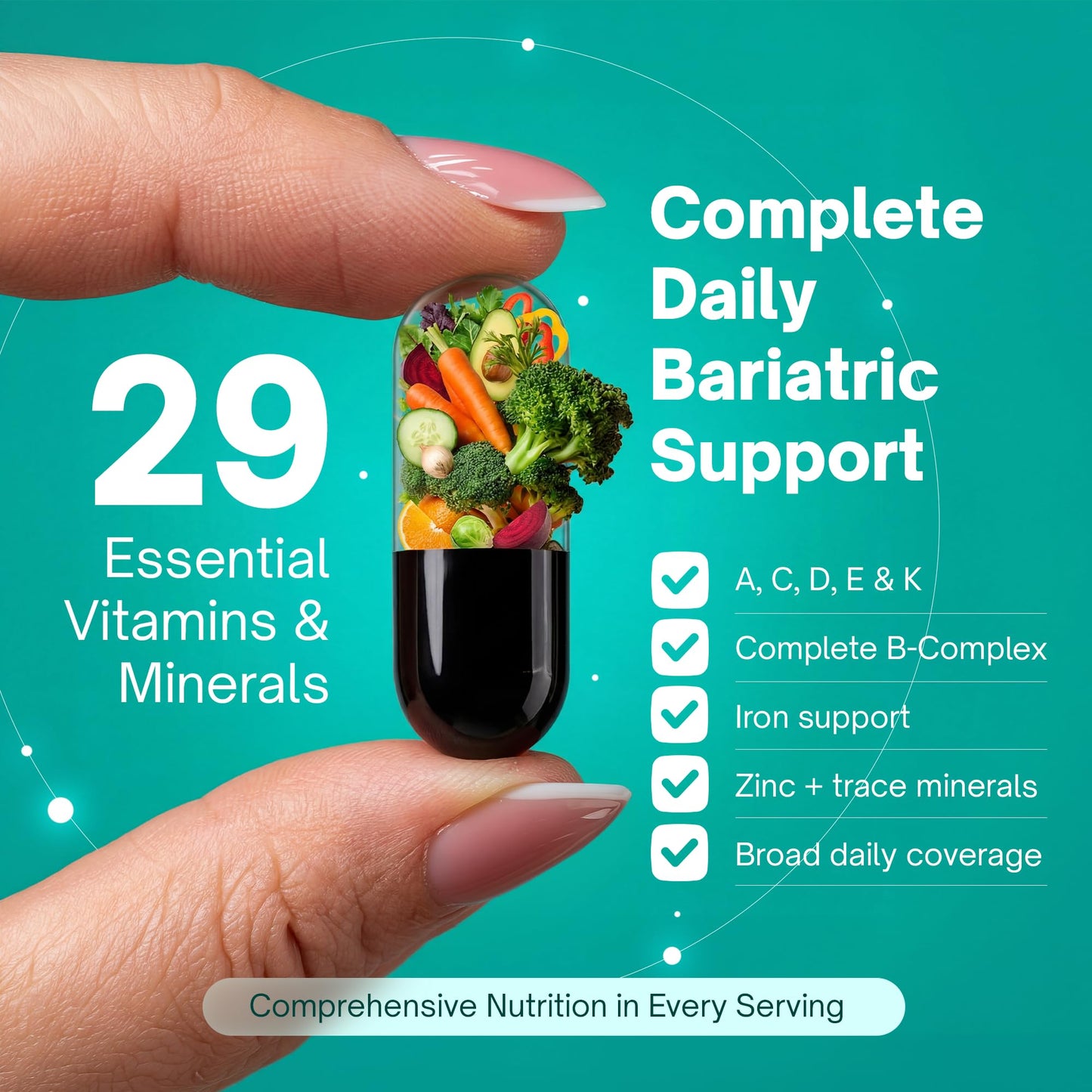Universal Body Labs Bariatric Multivitamin with Iron Softgels, 60 Count