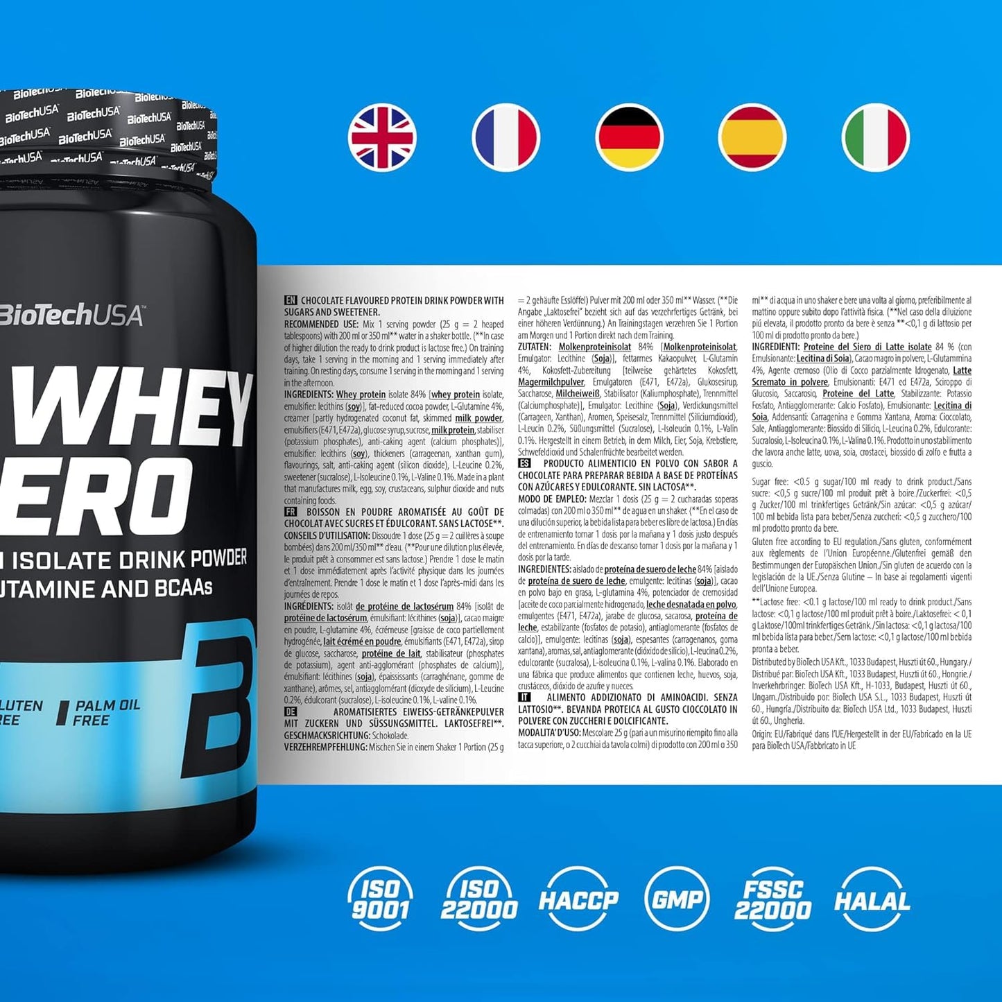 BioTechUSA Iso Whey Zero Cookies & Cream Powder 2.27kg