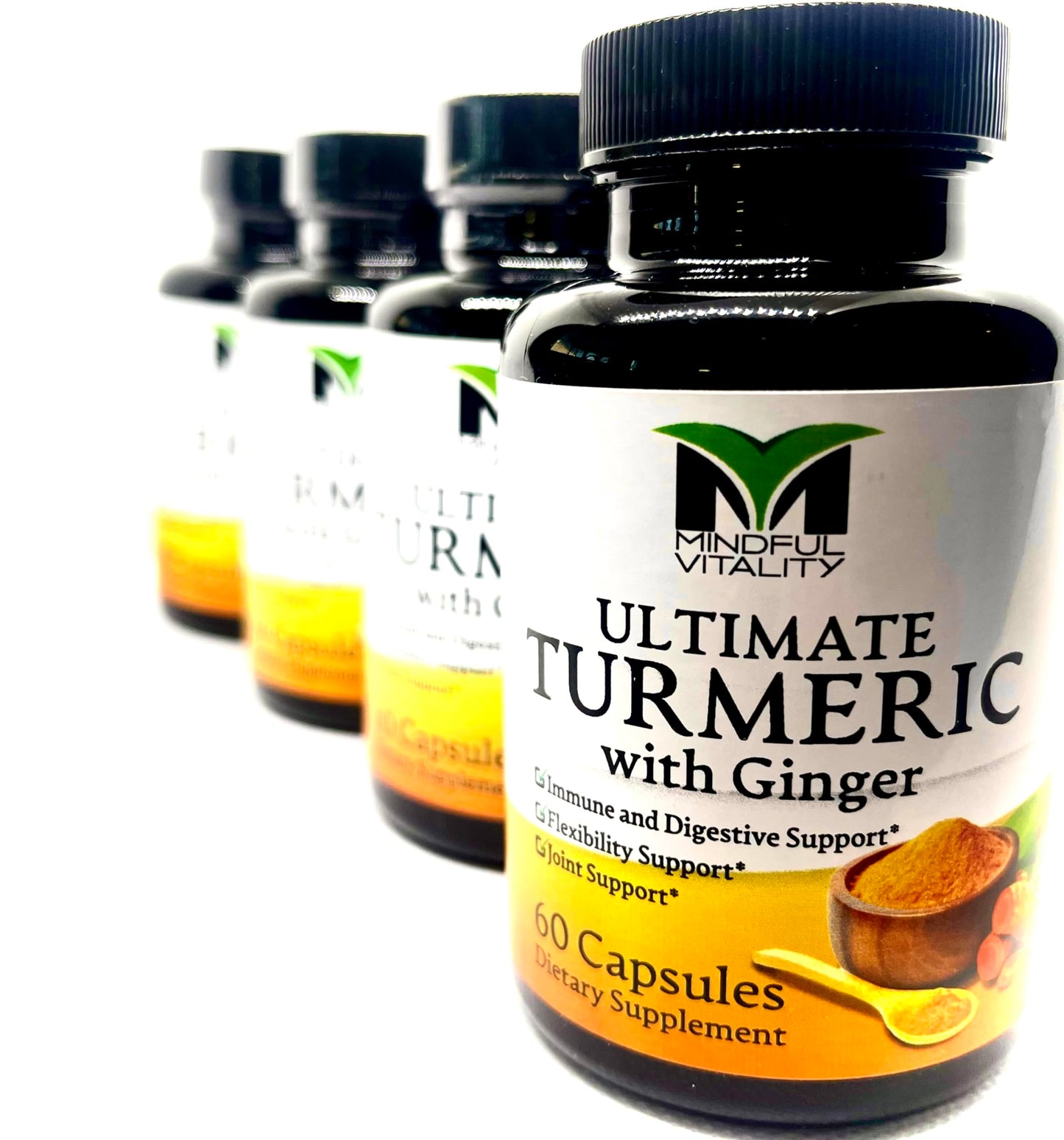 Mindful Vitality Ultimate Turmeric with Ginger, 60 Capsules