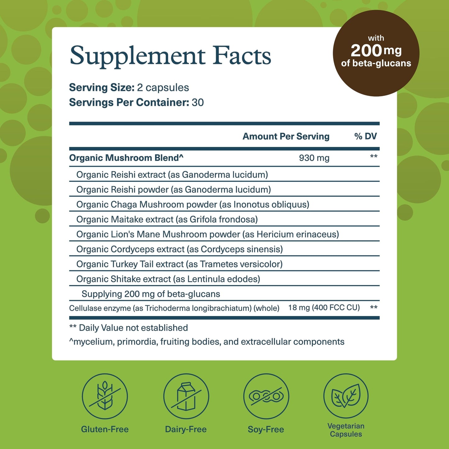 Youtheory Mushroom Immune Complex Capsules, 60 Count