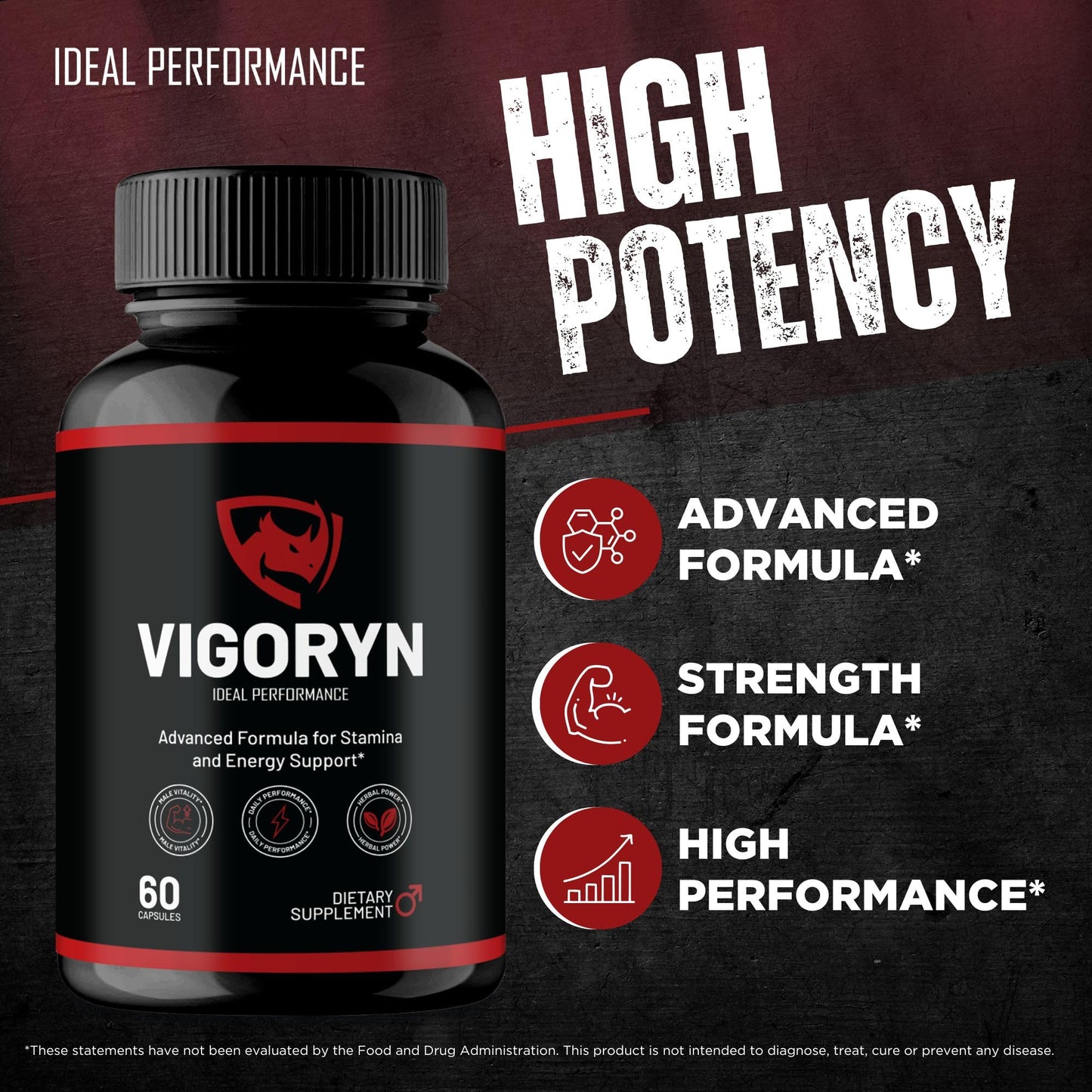 IDEAL PERFORMANCE Vigoryn Capsules 120 Capsules