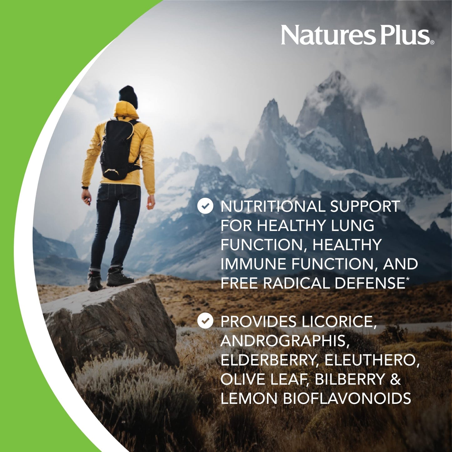 NaturesPlus AgeLoss Lung Support Capsule 90 Count