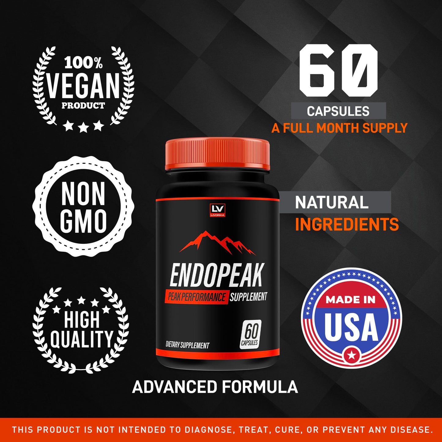LIVORKA Endopeak Capsule 60 Count