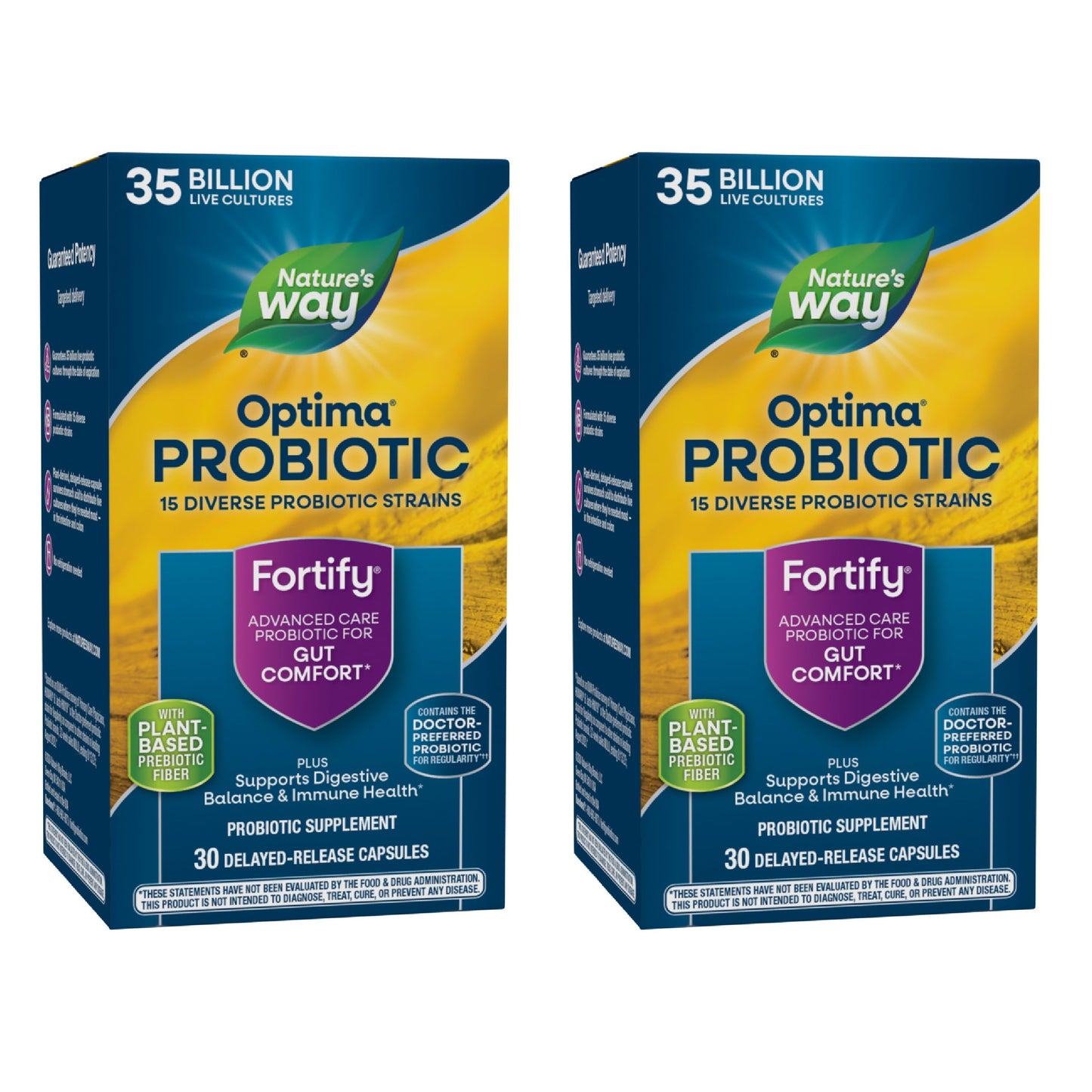 Nature's Way Fortify Optima Probiotic for Adults Capsule 60 Count