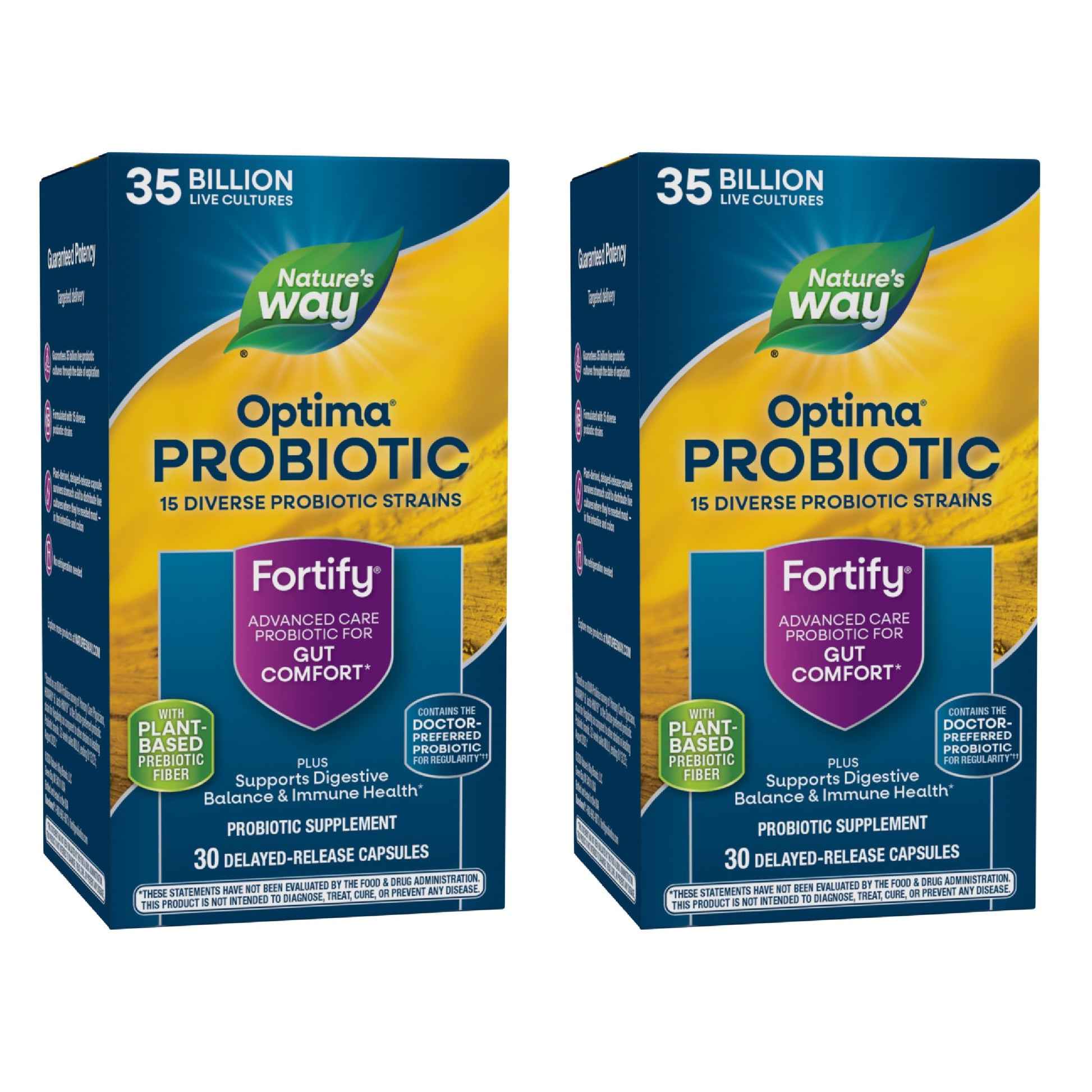 Nature's Way Fortify Optima Probiotic for Adults Capsule 60 Count