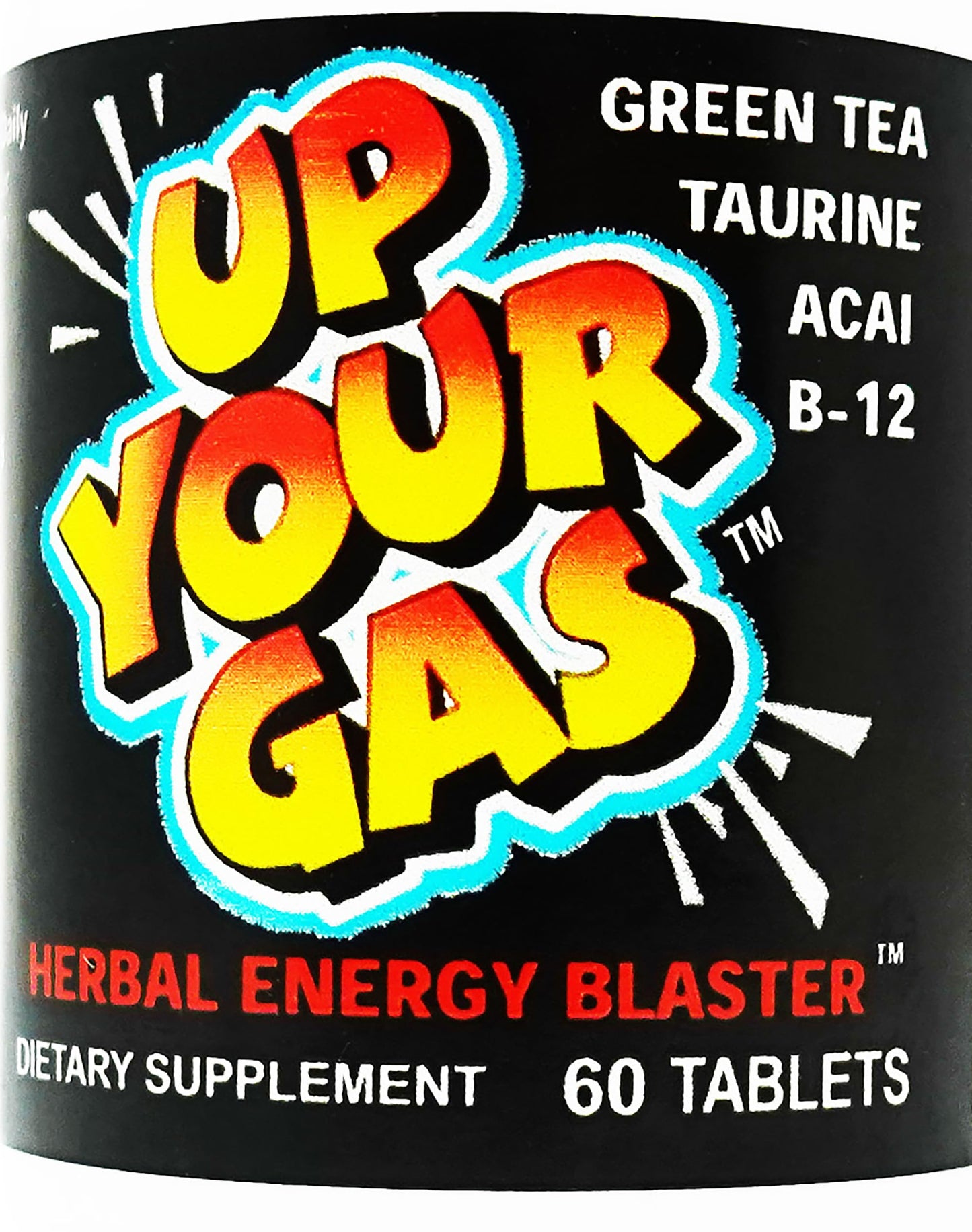 Hot Stuff Nutritionals UP Your Gas Herbal Energy Blaster 60 Tablets