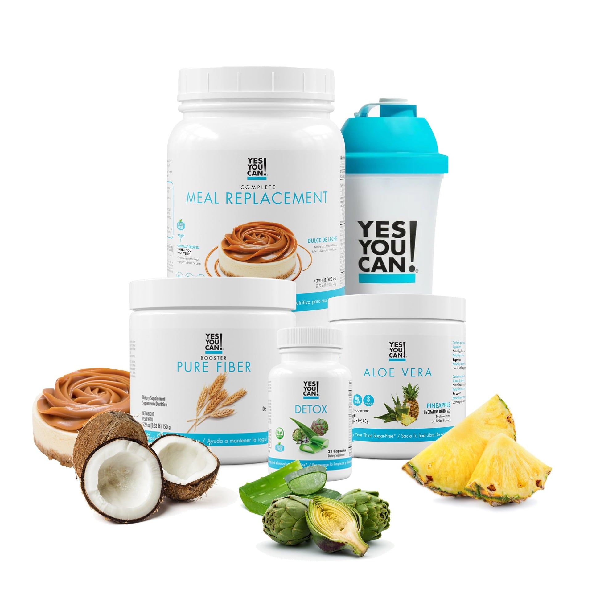 Yes You Can! Detox Plus Fiber Kit Powder, Pack of 5