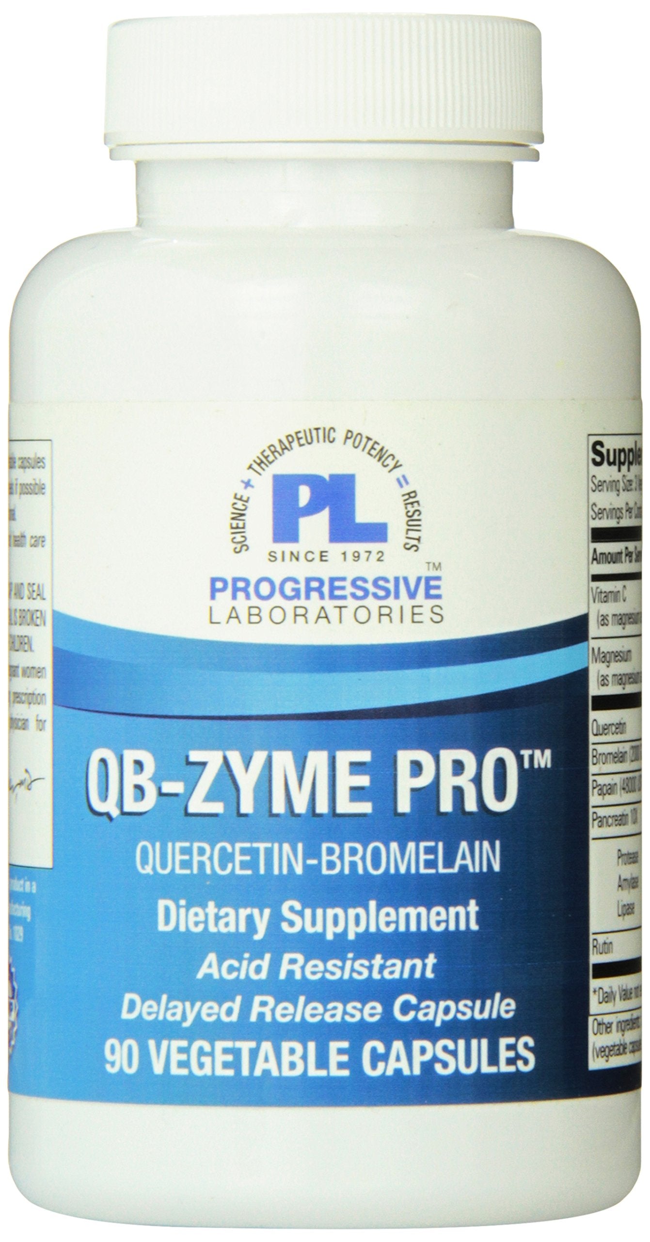 Progressive Laboratories QB-Zyme Pro Supplement 90 Capsules