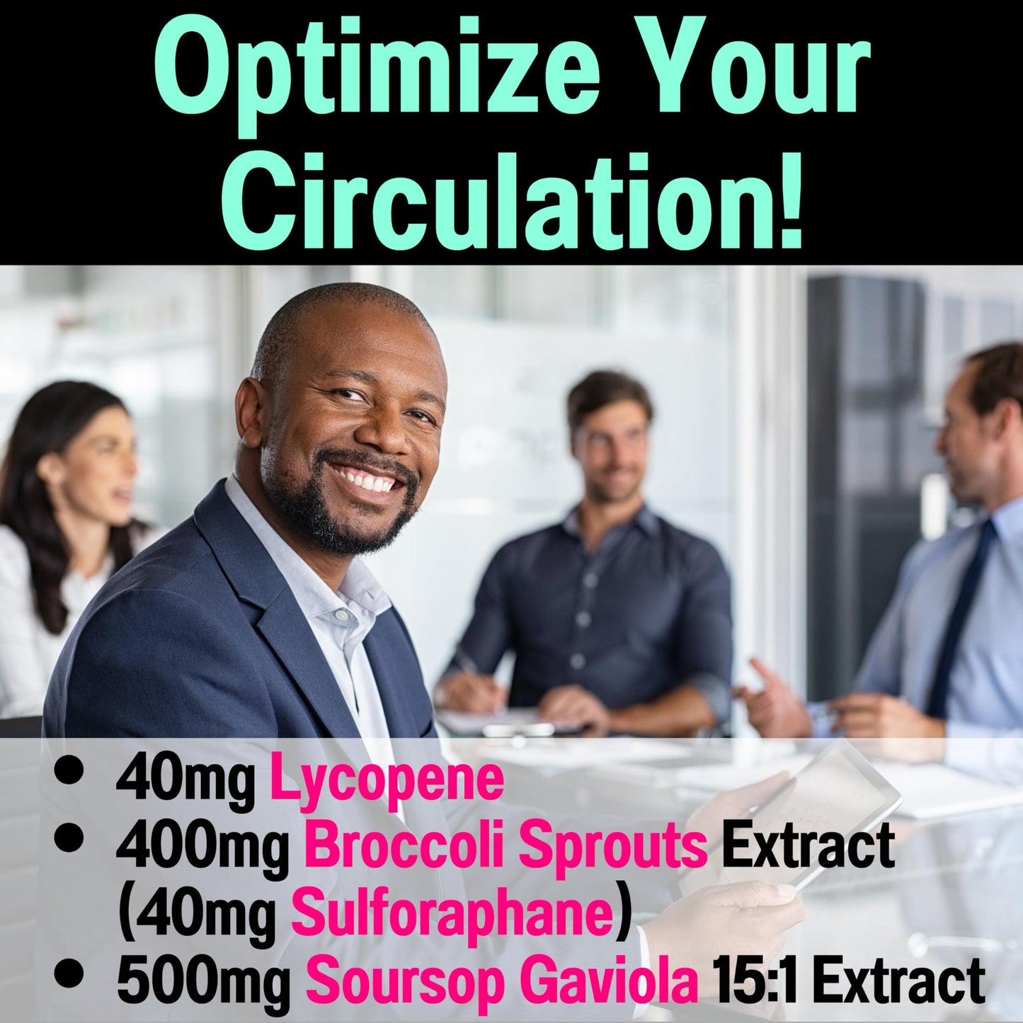 SHIZAM Soursop Graviola Curcumin Lycopene Broccoli Sprouts Sulforaphane Extract Gummies with Turmeric Curcumin Ginger Black Pepper, 60 Gummies