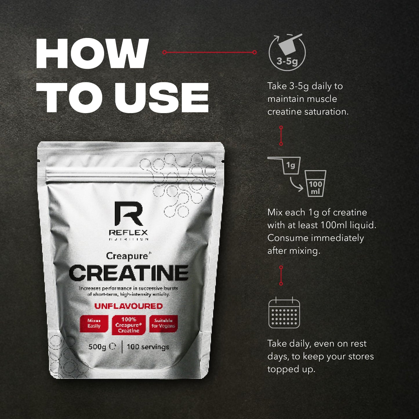 Reflex Creapure Creatine Powder 17.5