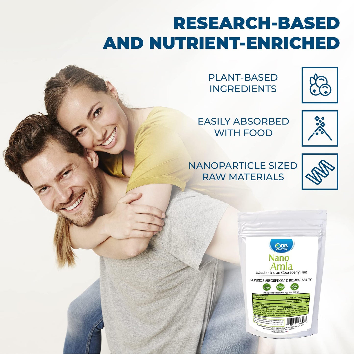 One Planet Nutrition Nano Amla Powder 8 oz