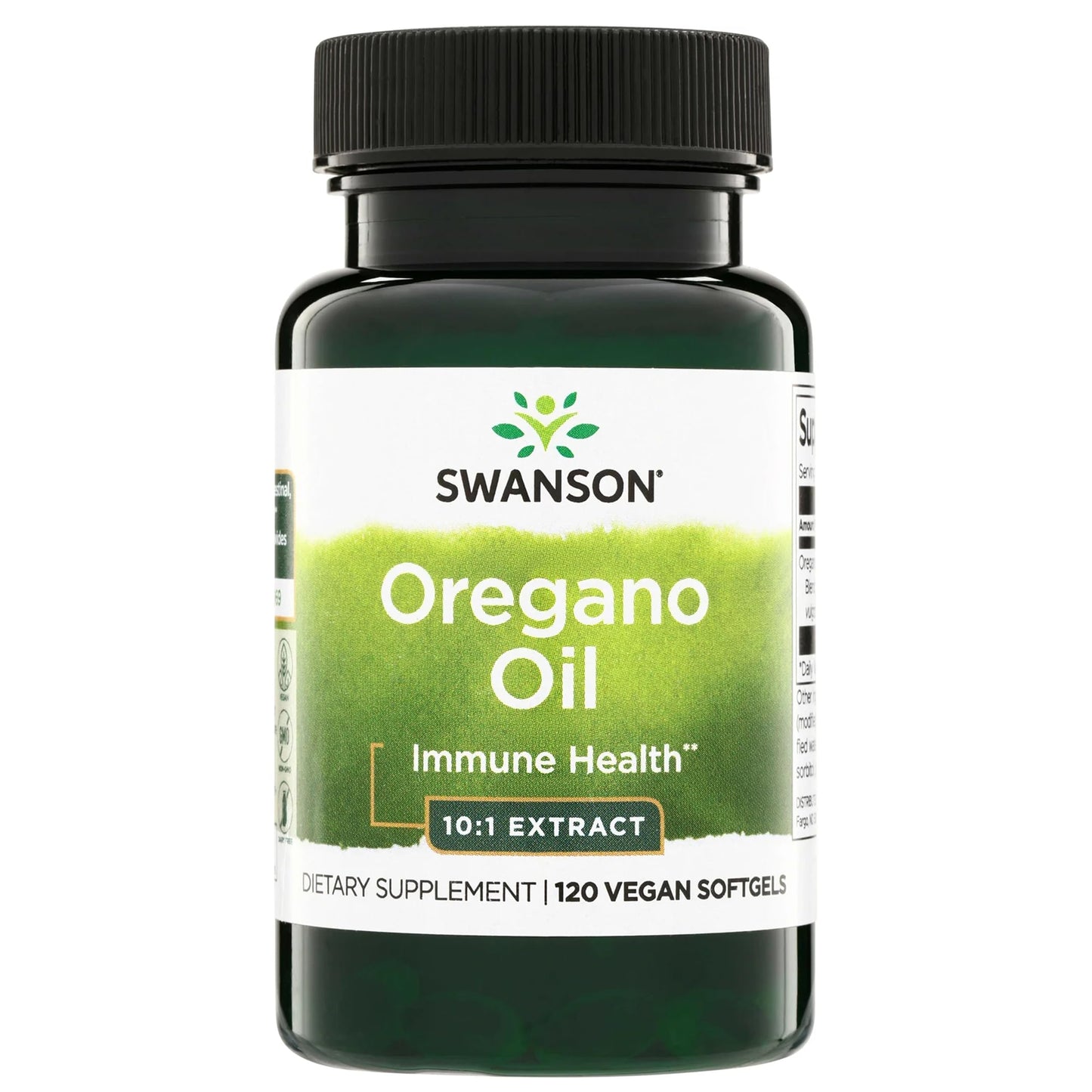 Swanson Oregano Oil 10:1 Extract Digestive and Respiratory Health Softgels 120