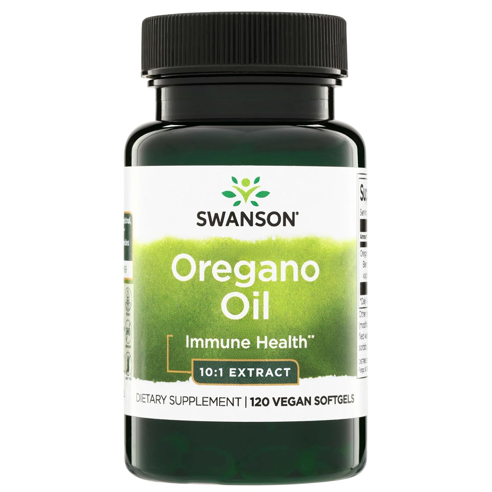 Swanson Oregano Oil 10:1 Extract Digestive and Respiratory Health Softgels 120