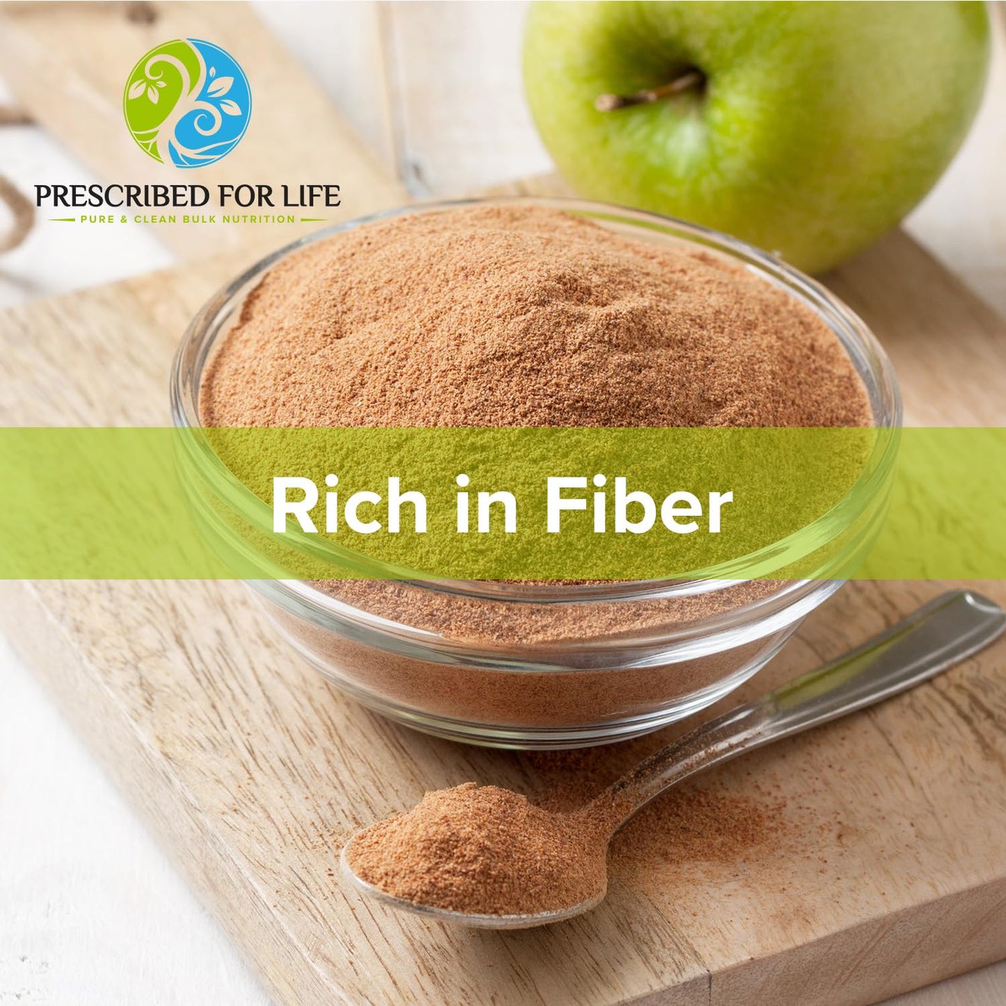 Prescribed For Life Apple Fiber Powder 11.99 Ounce