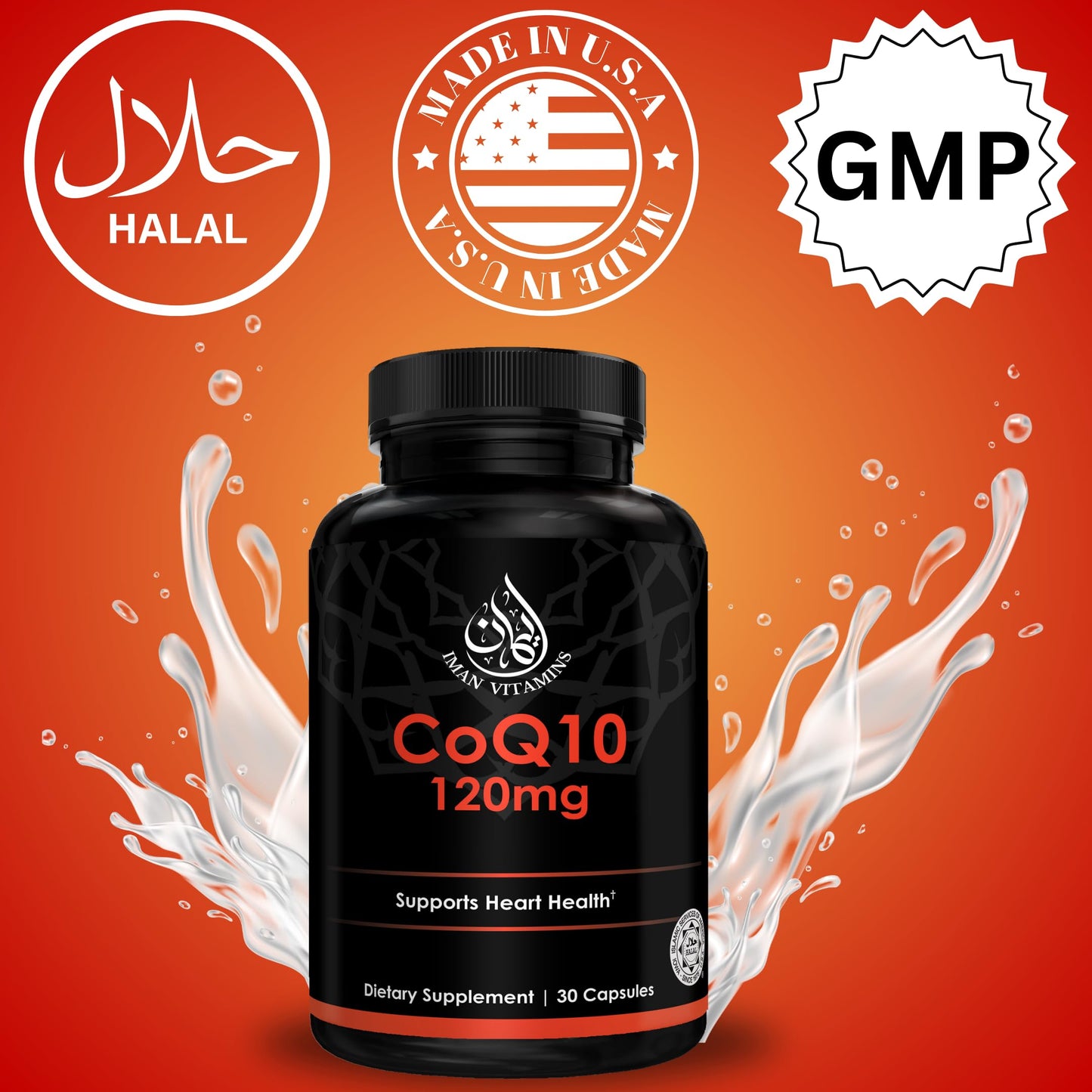 Iman Vitamins CoQ10 Ubiquinone 120mg Capsule, 1 Count