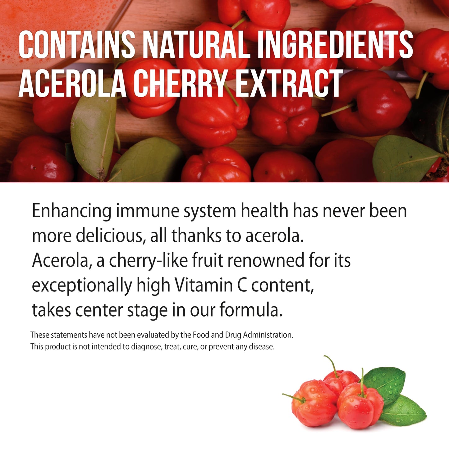 NANOWELL Acerola Cherry Vitamin C 1000mg Tablets, 720 Count
