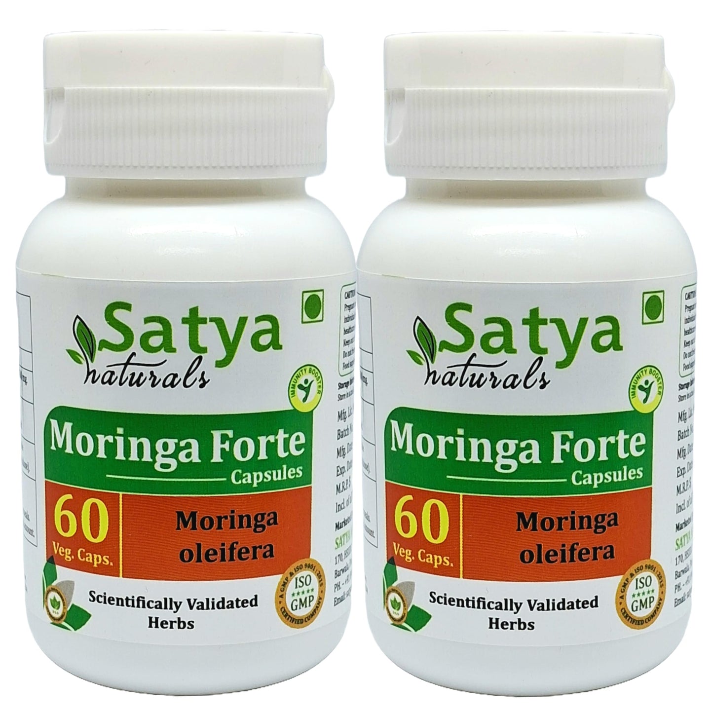 Satya Naturals Moringa Forte Capsules 500 mg, 120 Count