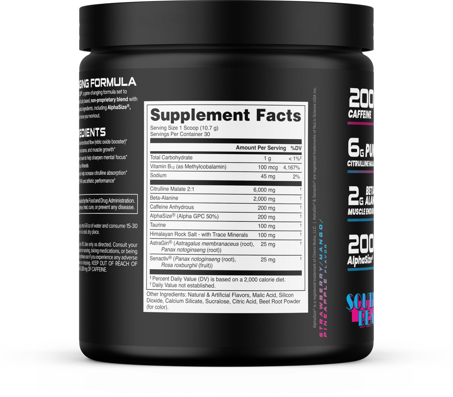 Bucked Up Pre Workout Powder 12.5 Ounce