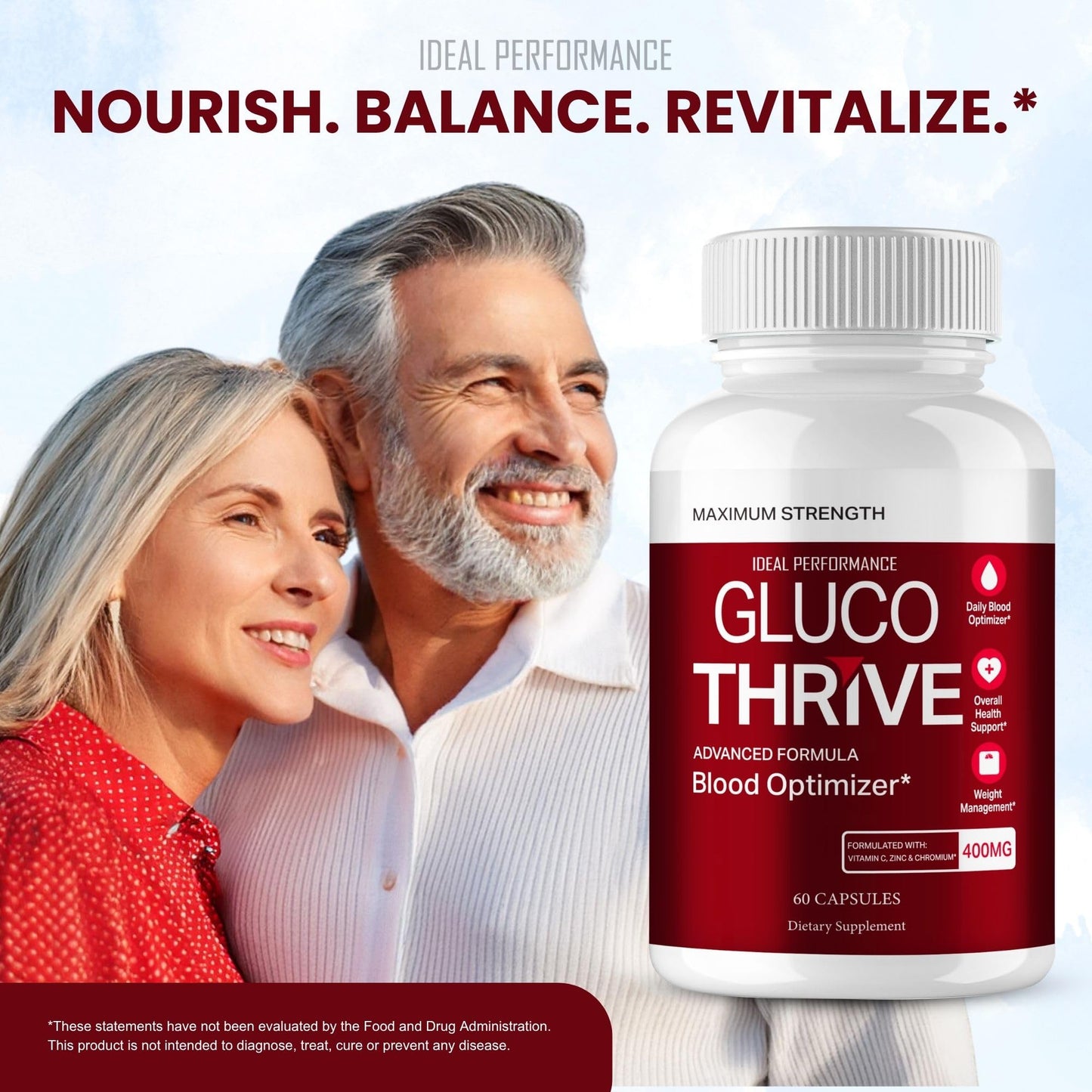IDEAL PERFORMANCE Gluco Thrive Capsules 300 Count