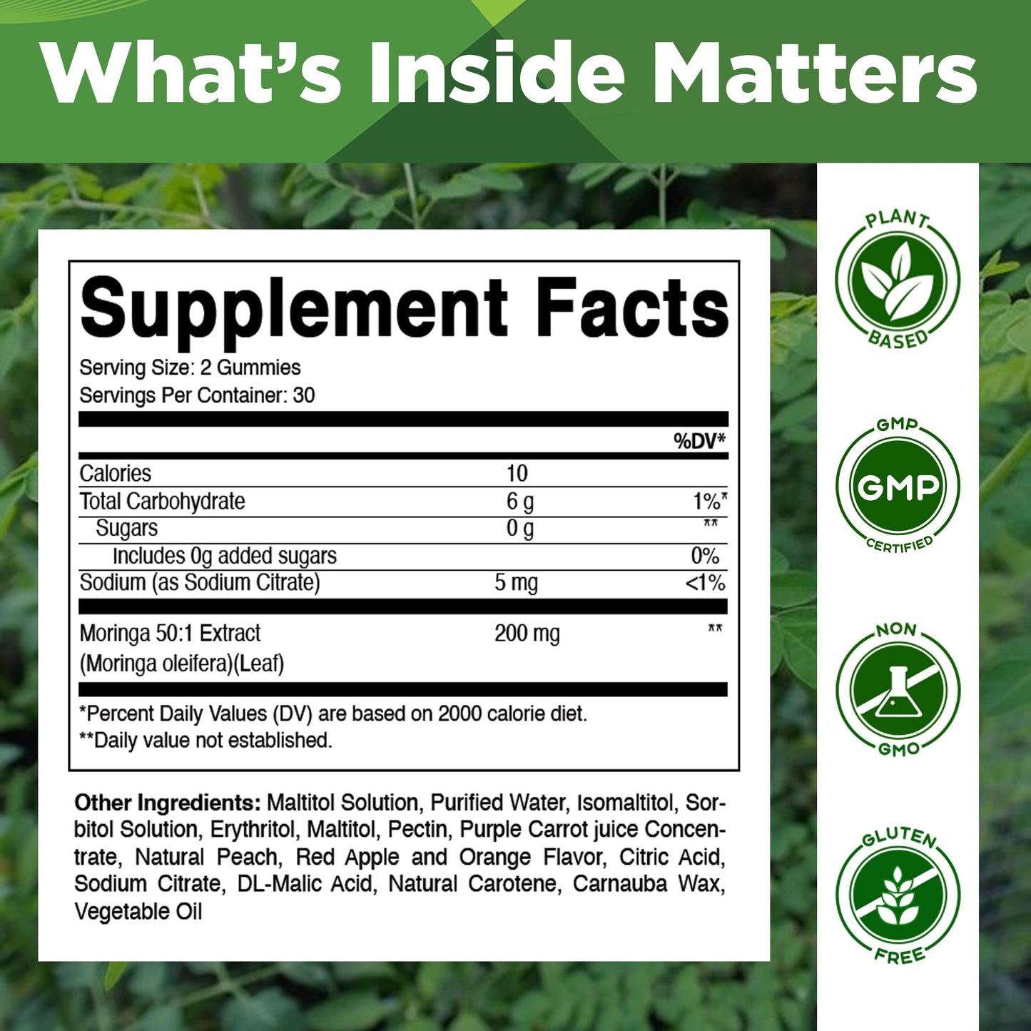 Vitamatic Moringa Gummies 120 Count