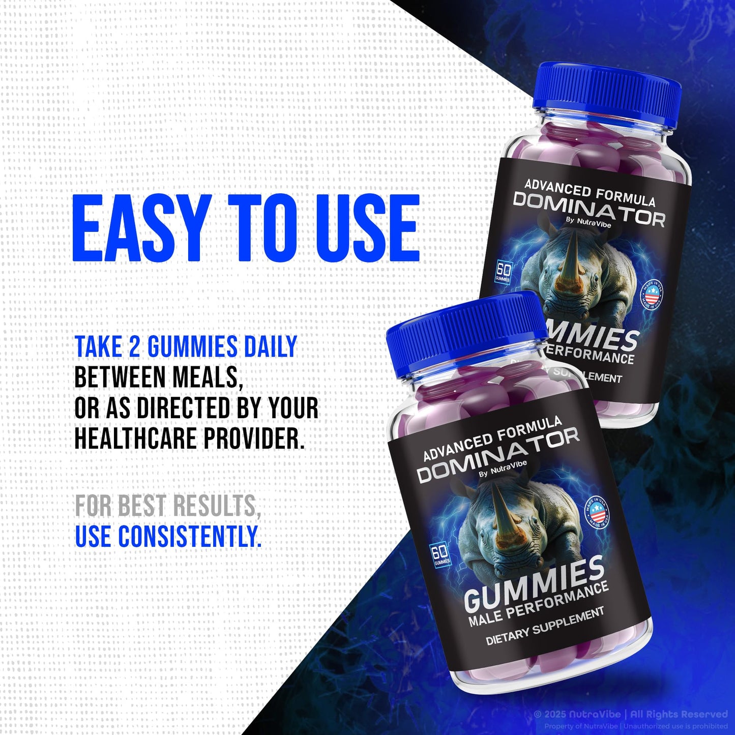 NutraRize Dominator Gummies 180 Gummies