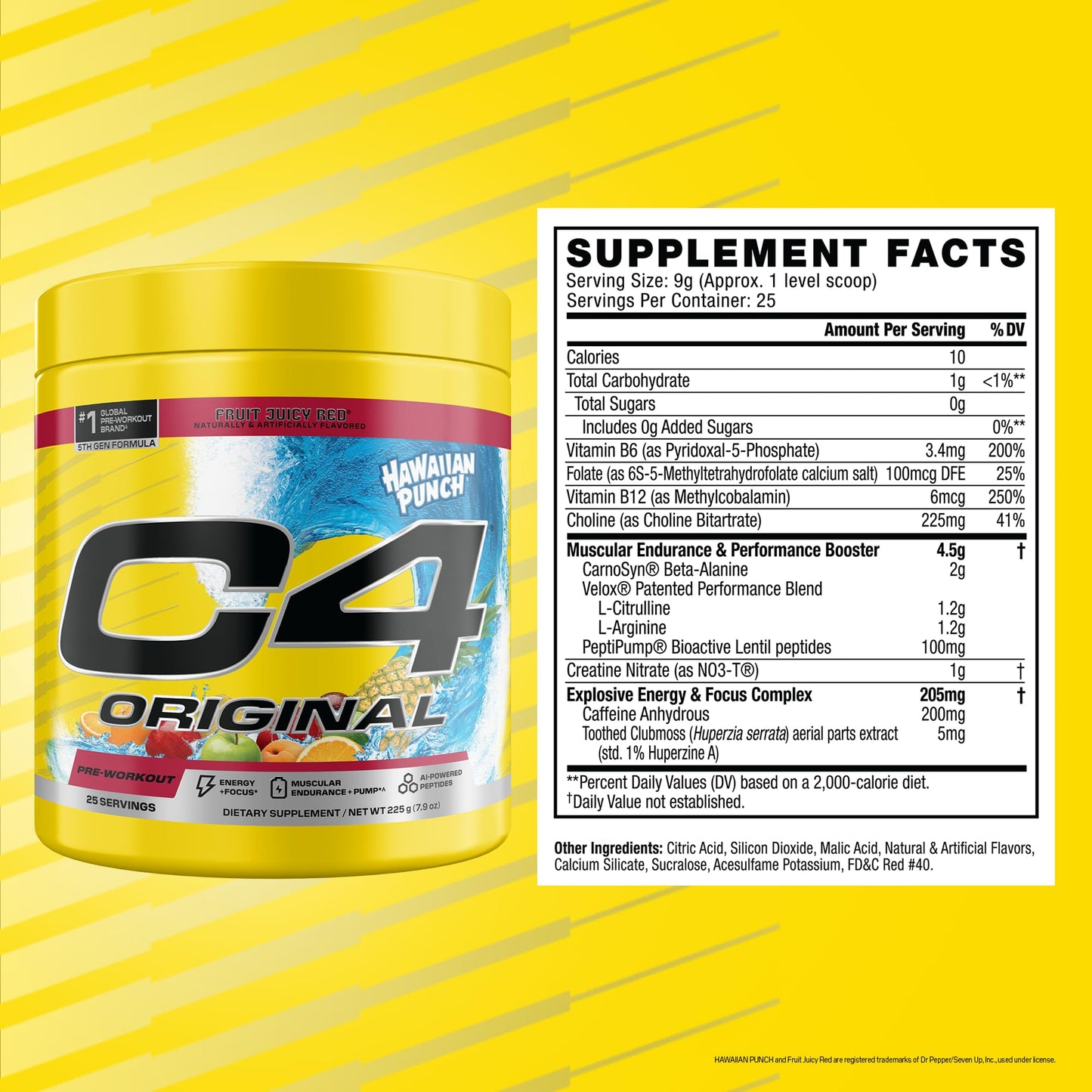 C4 Original Pre Workout Powder 7.94 Ounce