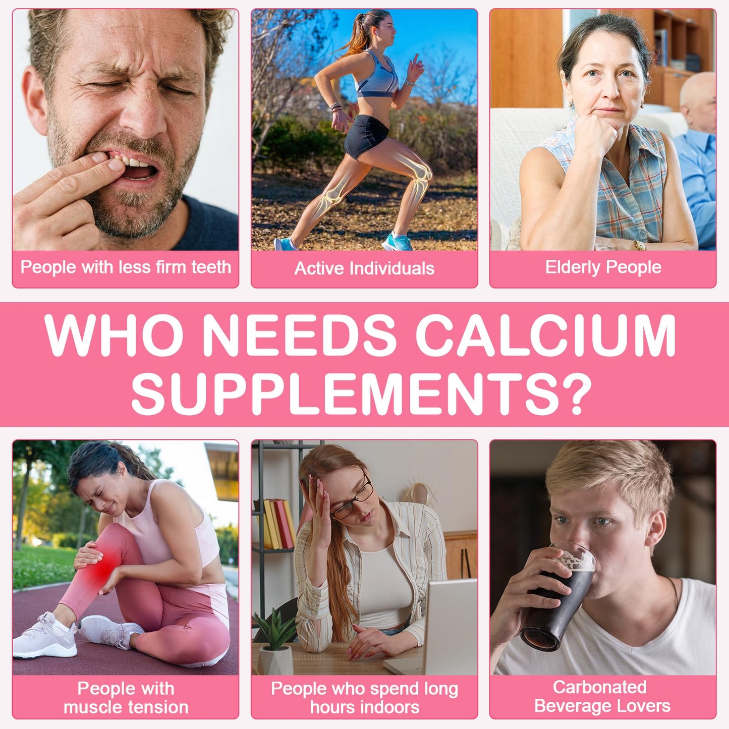AIQIUSHA Calcium 1200mg with Vitamin D3 & K2 Softgels, 120 Softgels