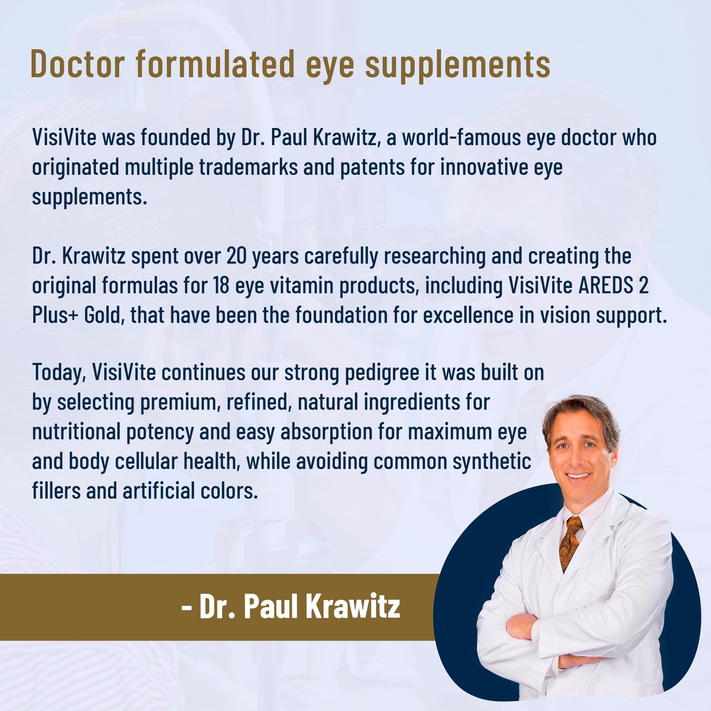 VisiVite AREDS 2 Plus Eye Vitamins with Zeaxanthin and Lutein, Bilberry and Grape Seed Extract, Premium Eye Health Formula, Capsules, 60 Count