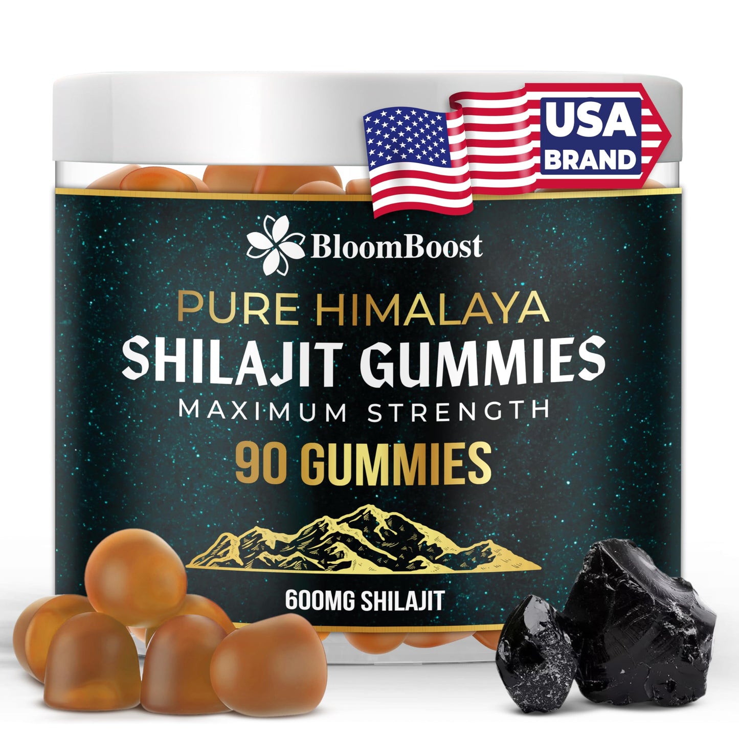 BloomBoost Shilajit Gummies 90 Count