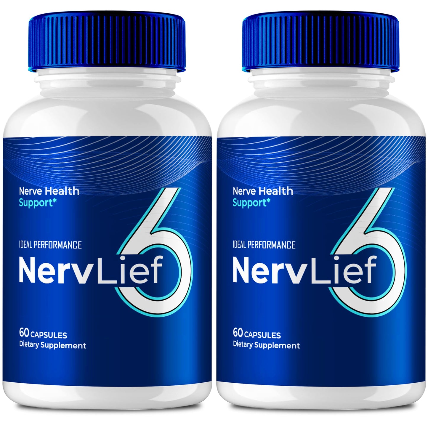 IDEAL PERFORMANCE NervLief 6 Advanced Nerve Health Capsules, 120 Capsules