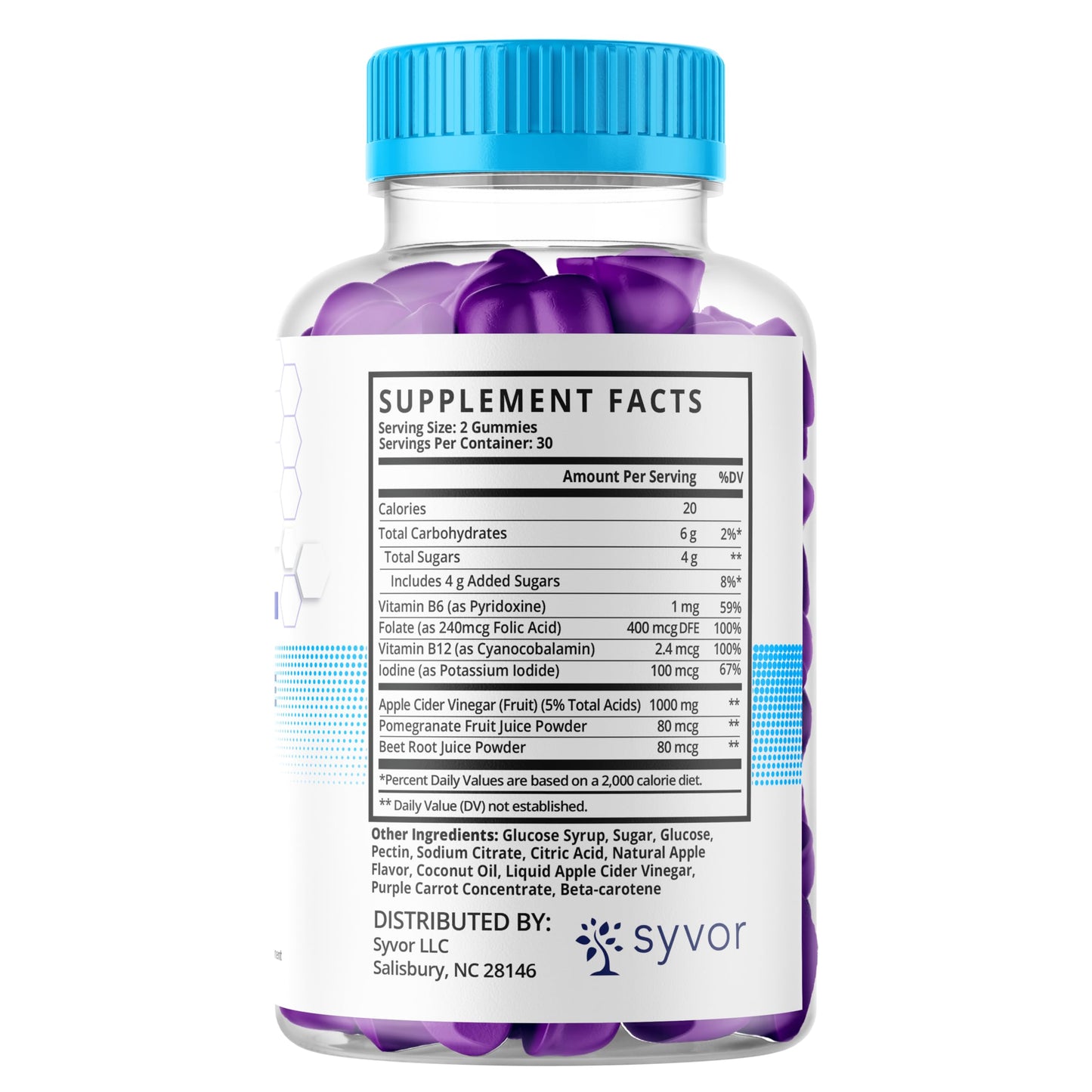 Syvor Prime Vigor XL Gummies 60 Count