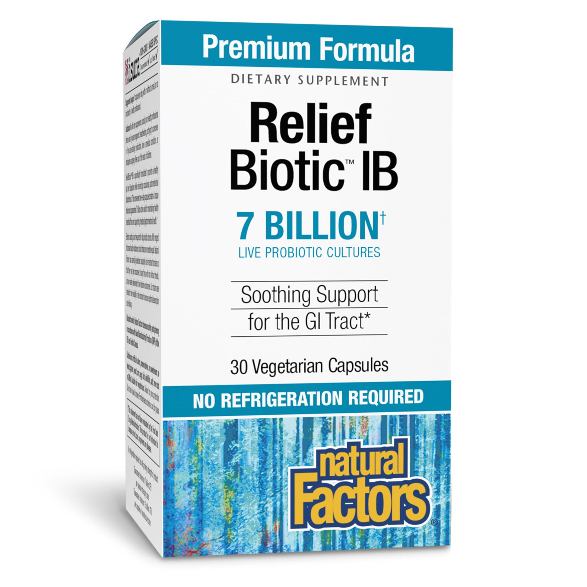 Natural Factors IBS Relief Biotic Probiotic 30 Capsules