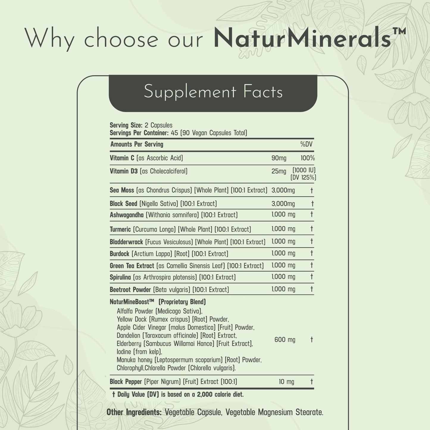 NaturWel Herbal Blend Capsule 90 Count