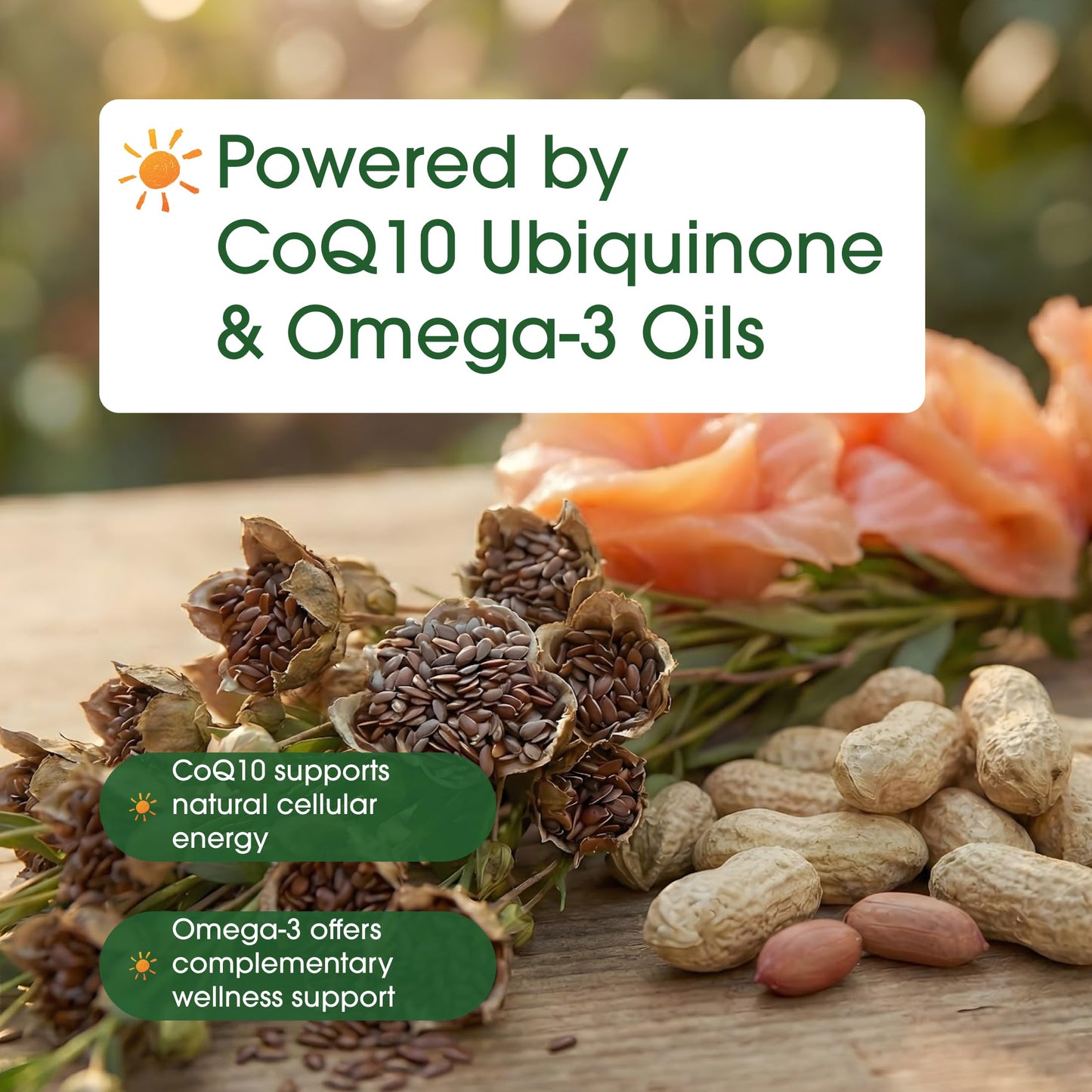 NatureBell CoQ10 400mg with Omega-3 Capsules, 240 Count
