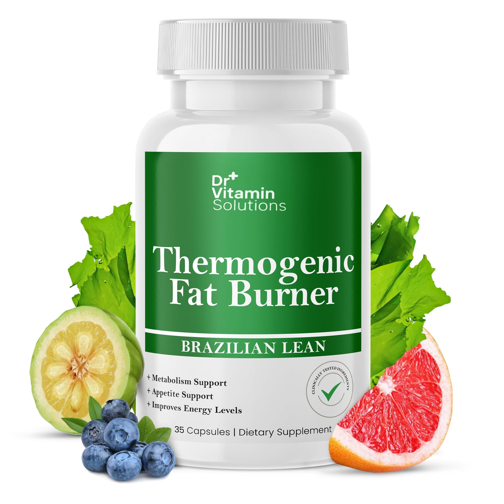 DR VITAMIN SOLUTIONS Brazilian Lean Thermogenic Fat Burner Capsules 35